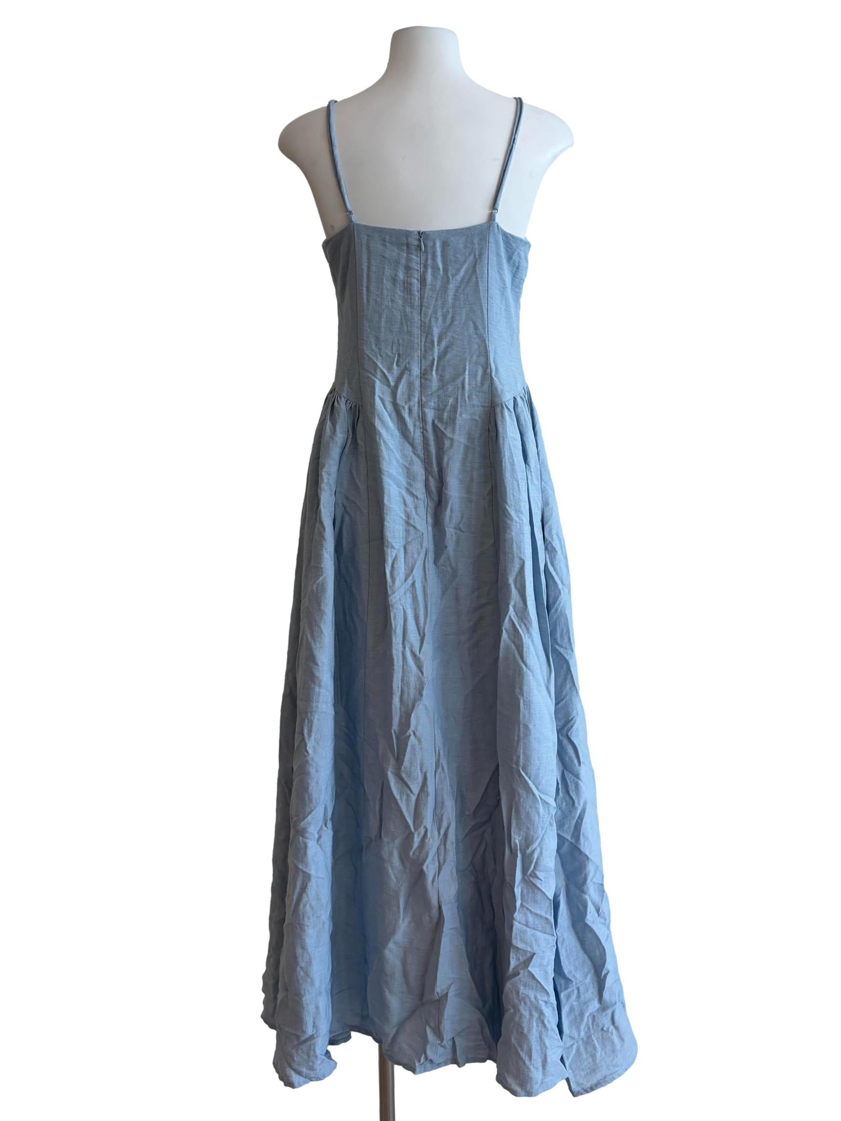 Baby Blue Spaghetti Strap Dress