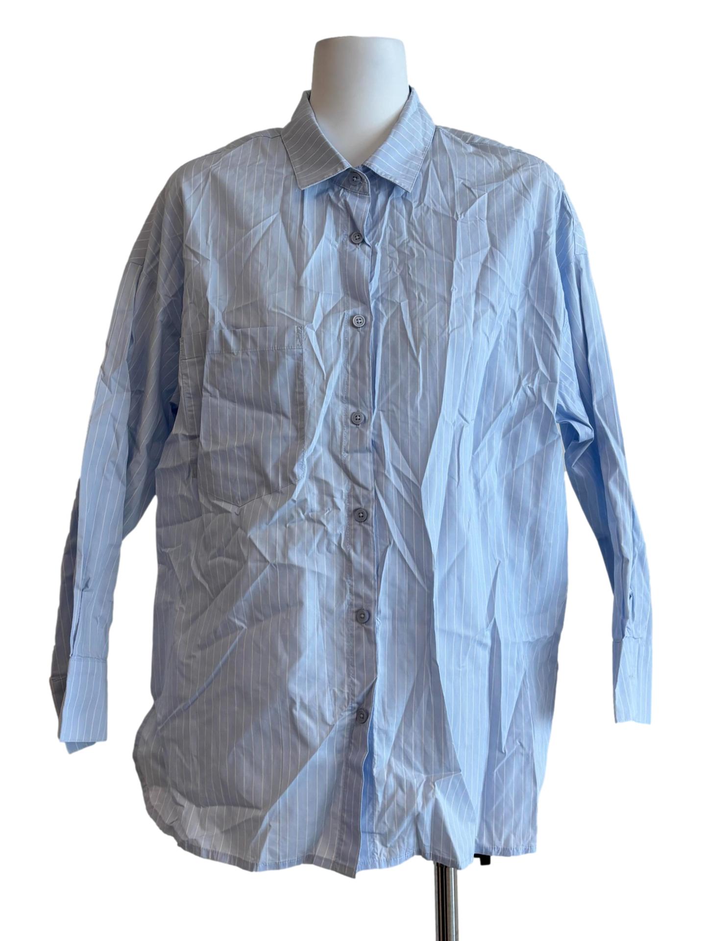 Baby Blue Collared Button Shirt