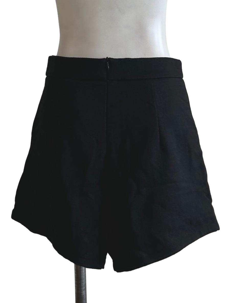 Onyx Black A-Line Shorts