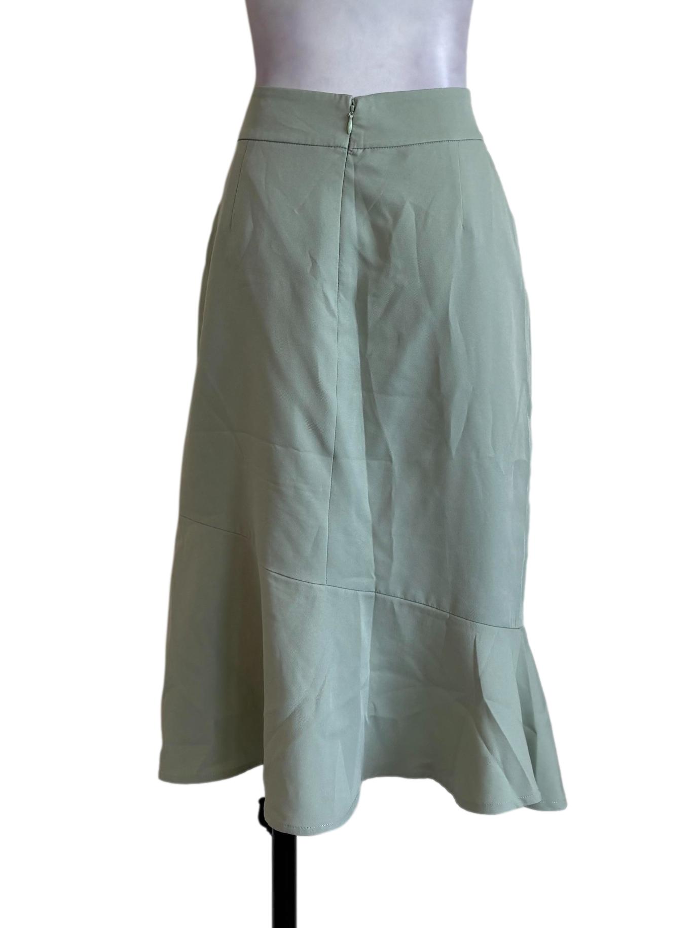 Mint Green Flounce Skirt LB