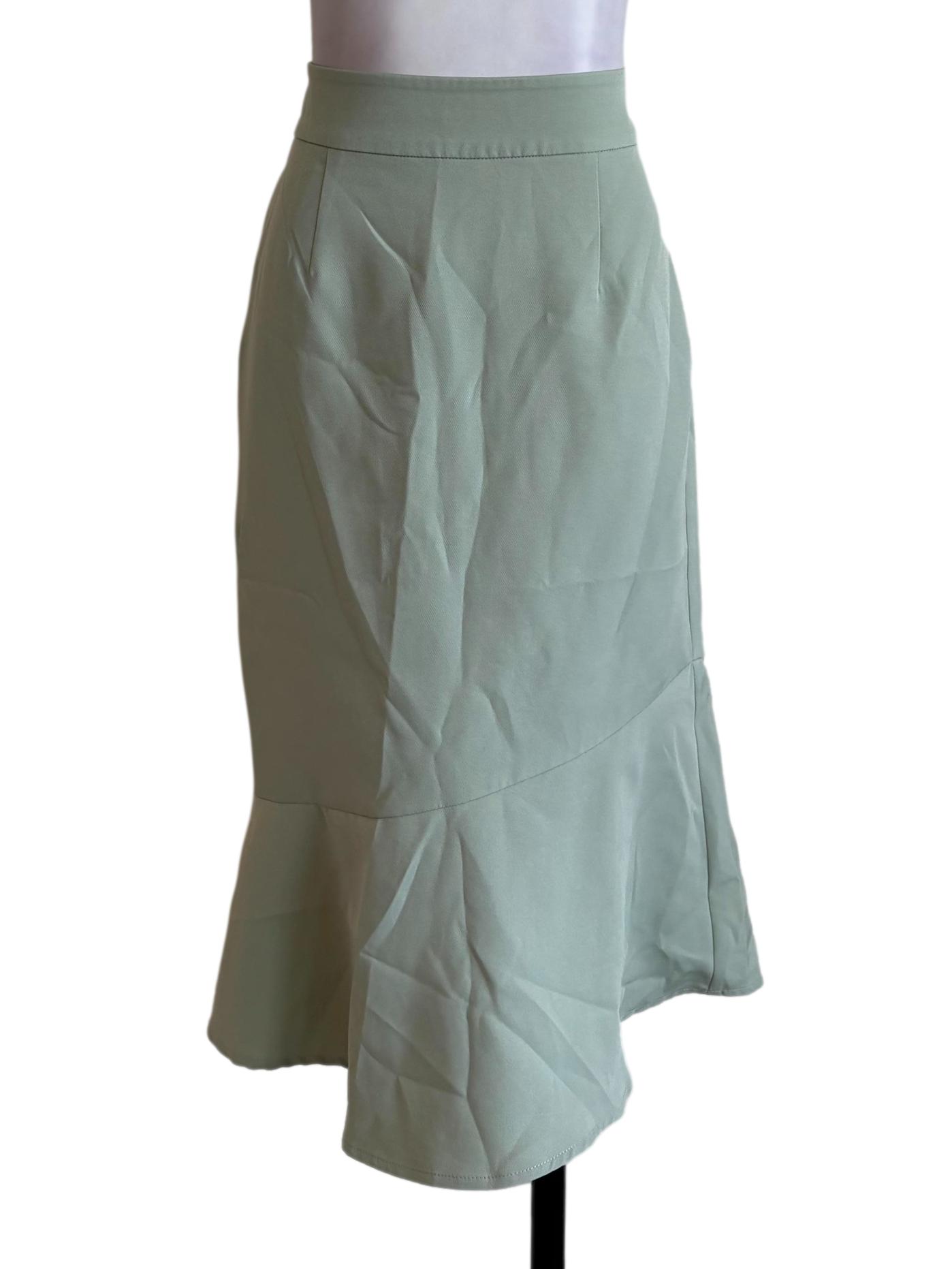 Mint Green Flounce Skirt LB
