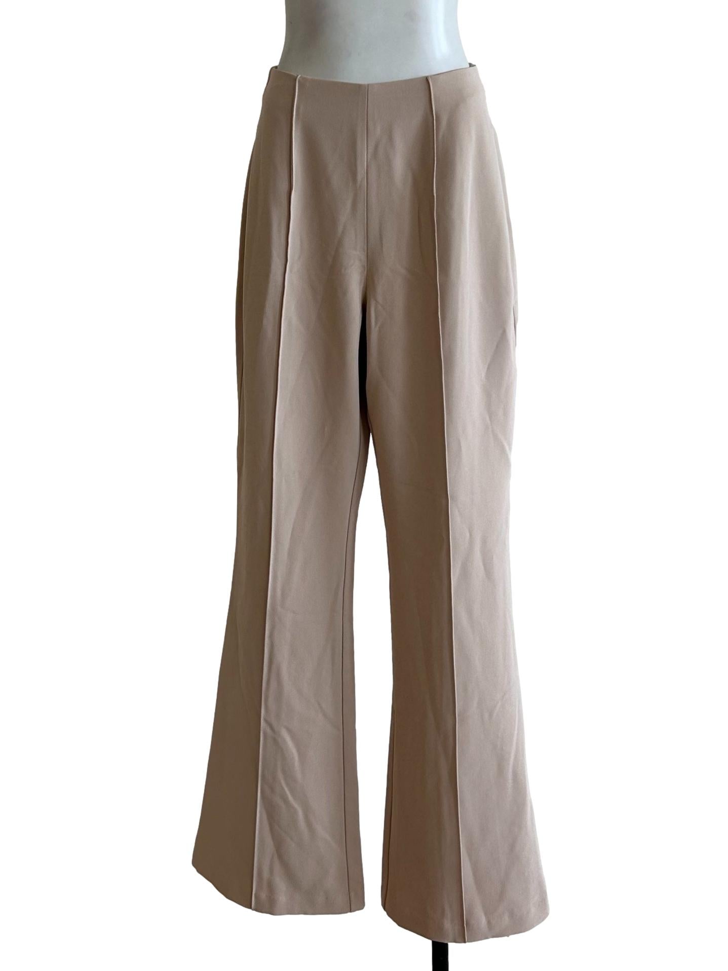 Nude Brown Flare Pants