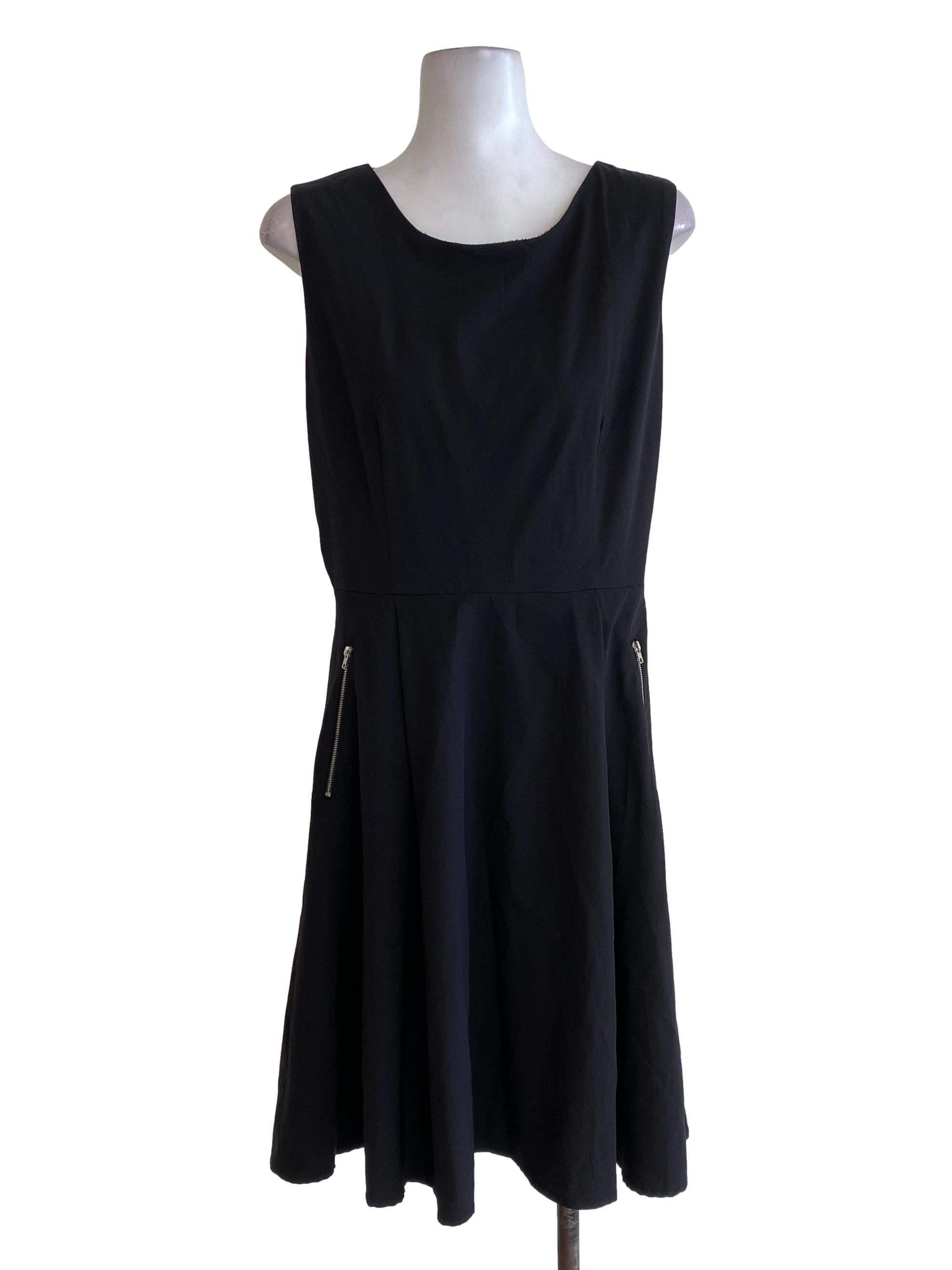 Black Blouson Dress