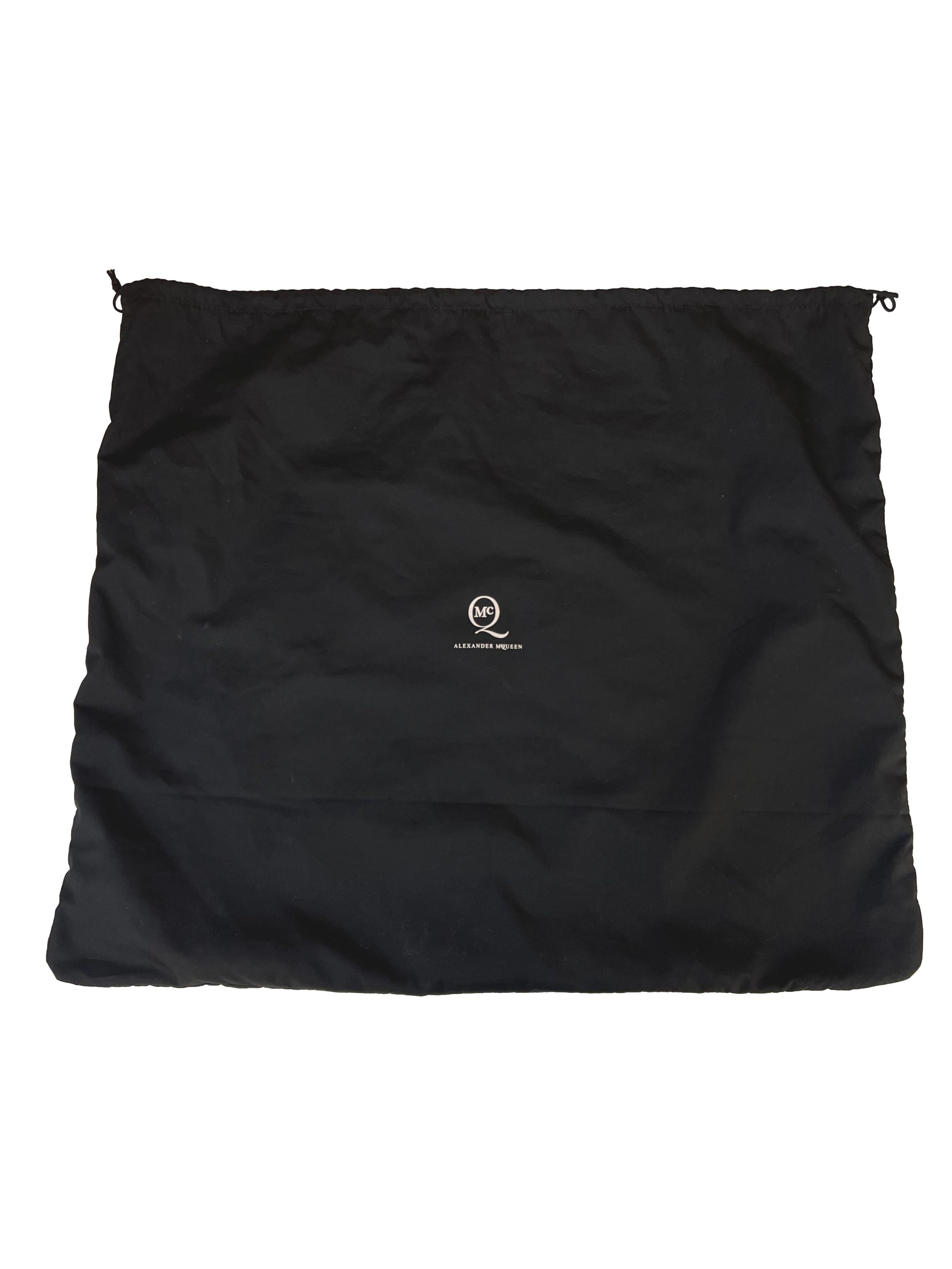 Black Leather Large Shoulder Bag CSN