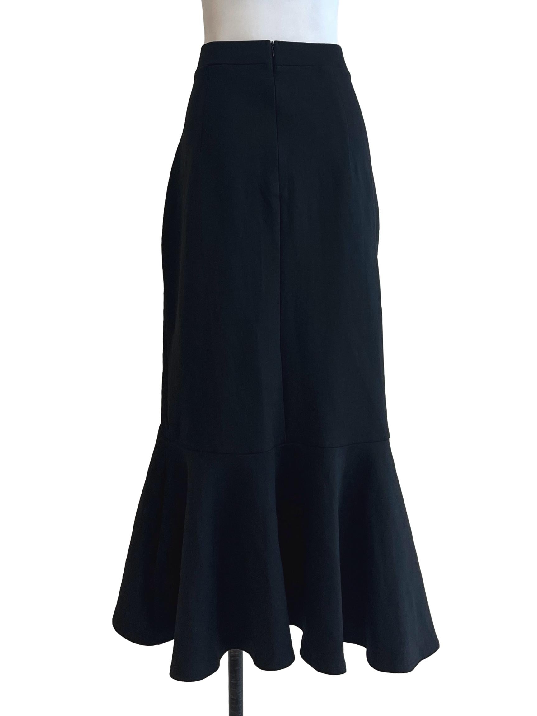 Onyx Black Mermaid Skirt