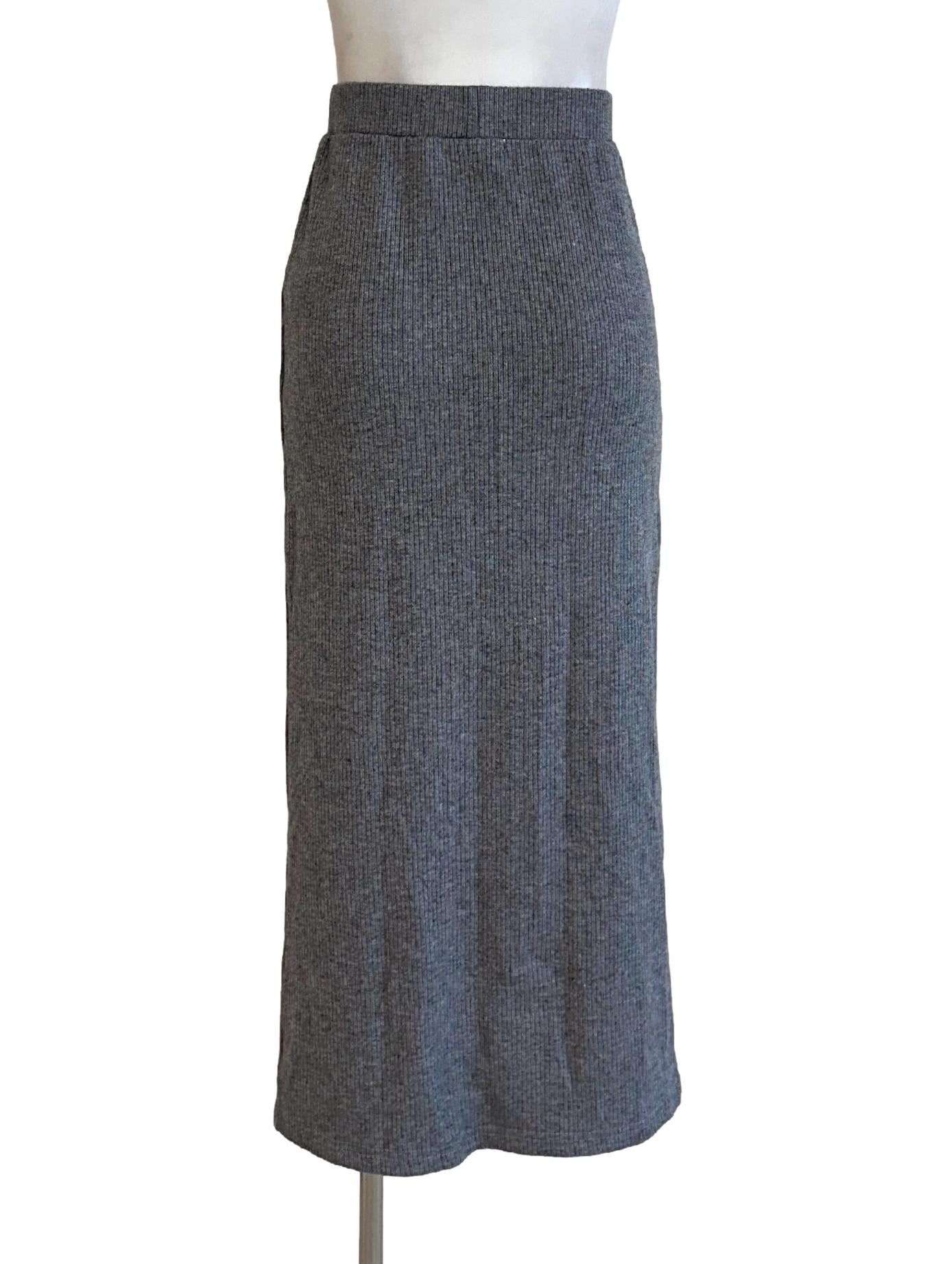 Fig Grey Pencil Striped Skirts