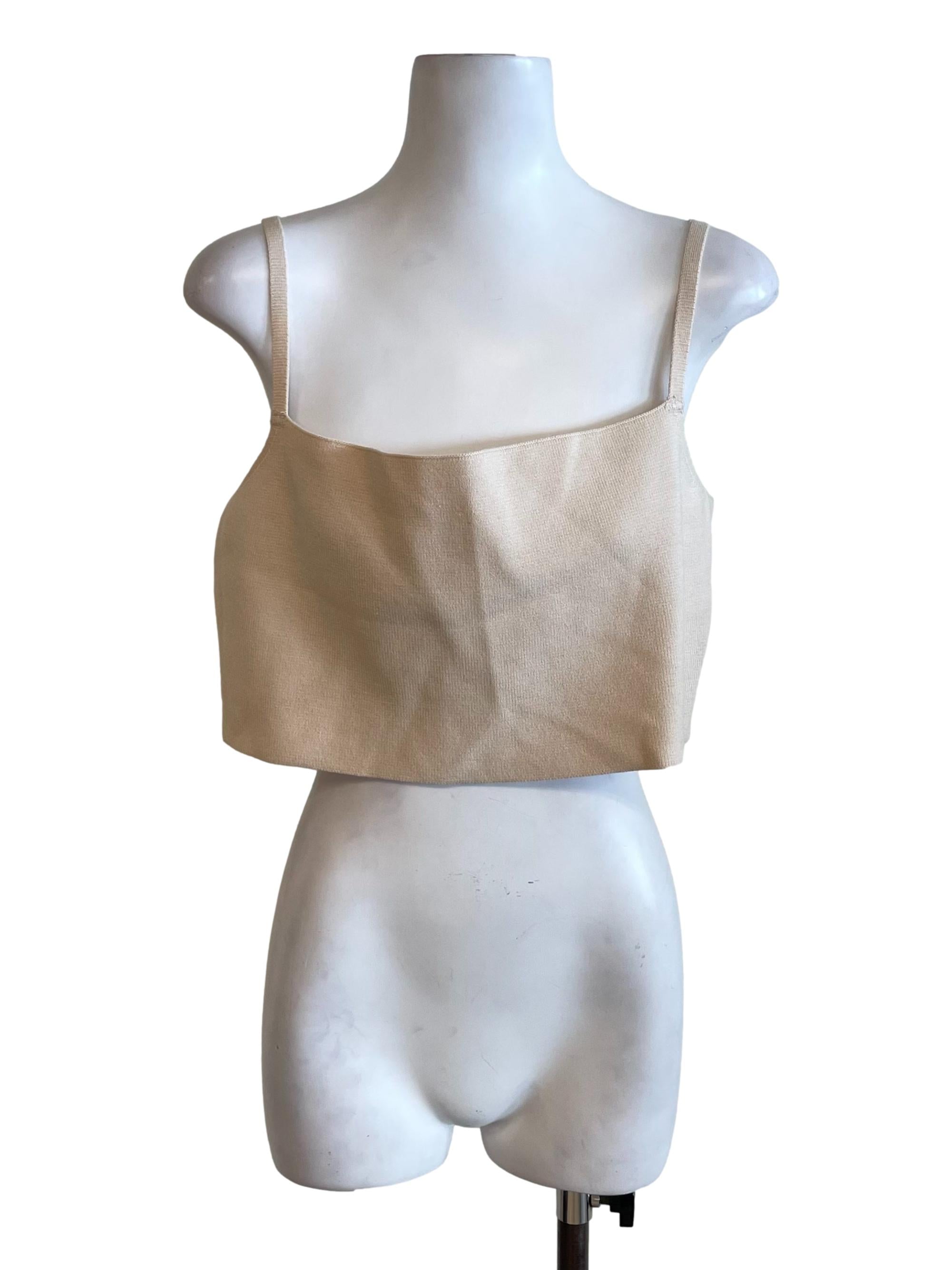 Linen Knit Tube Top