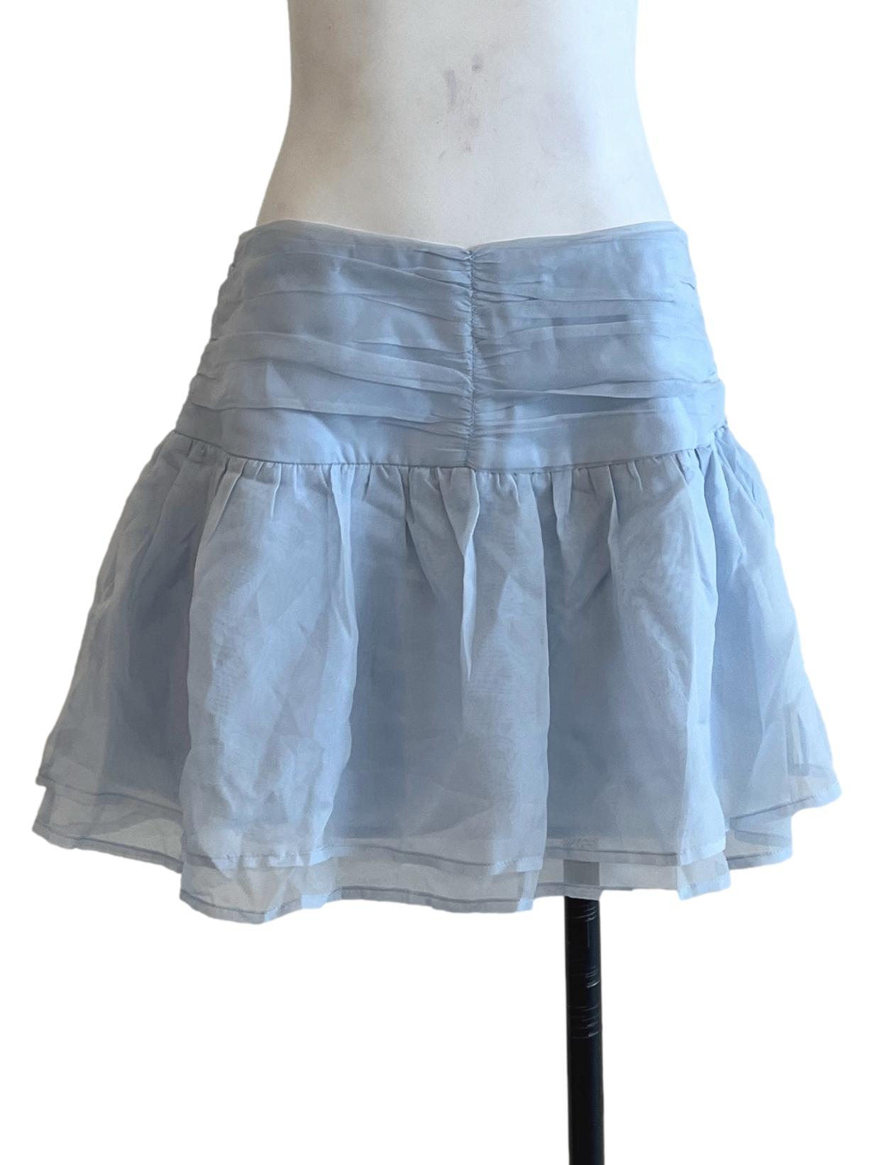 Sky Blue A-Line Skirt