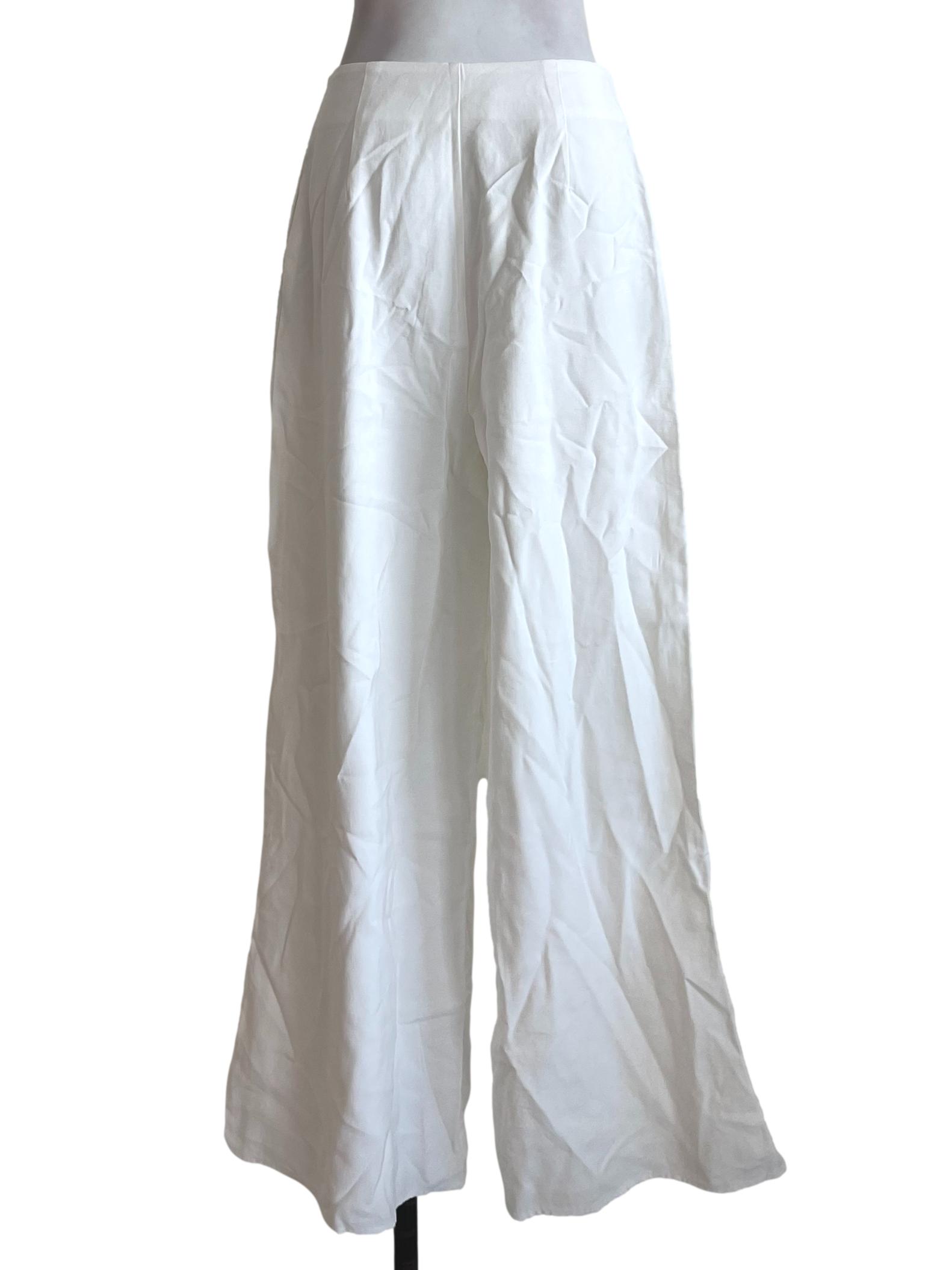 Off White Wide Leg Pants LB