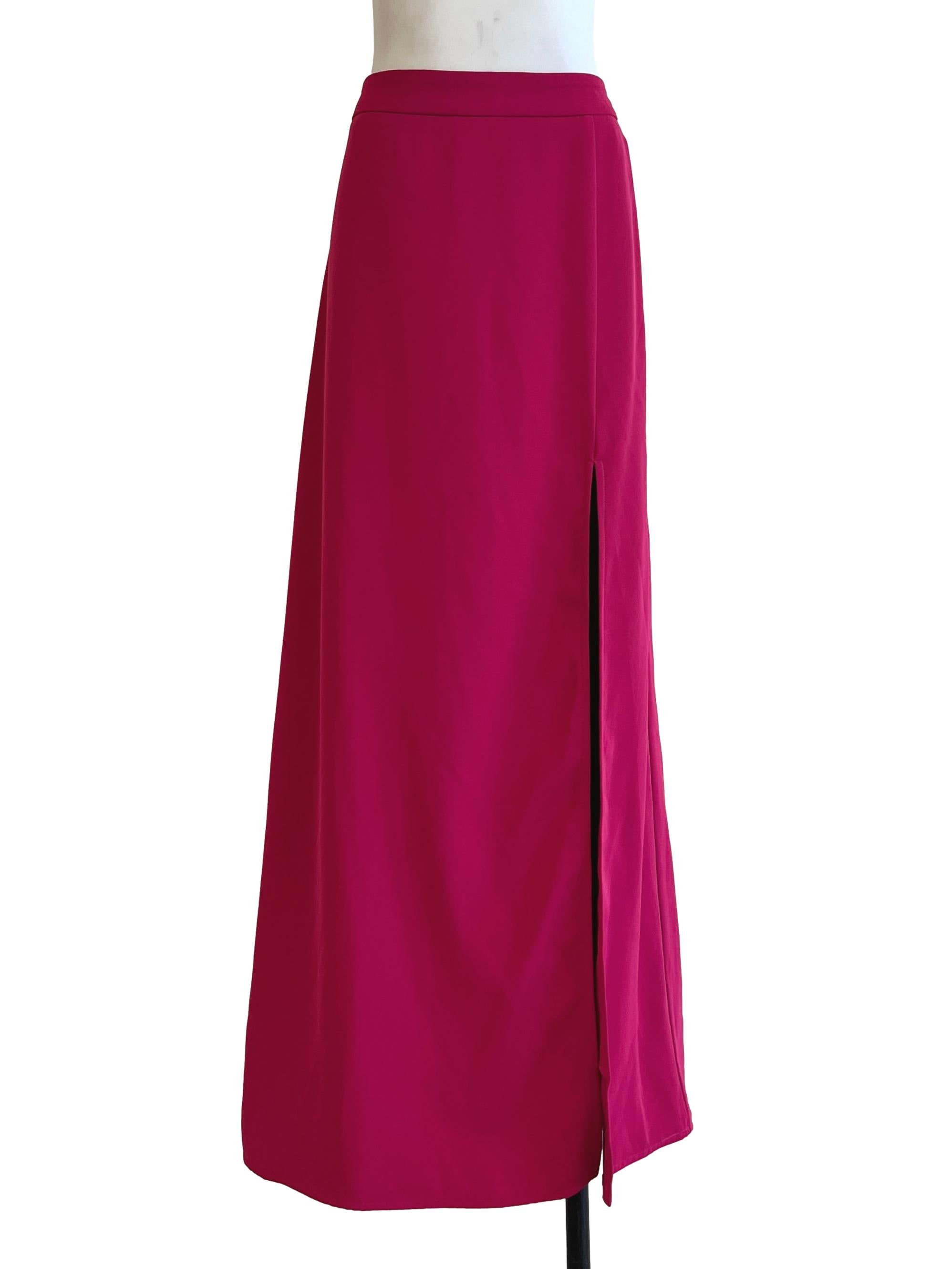 Hot Pink A-Line Skirt
