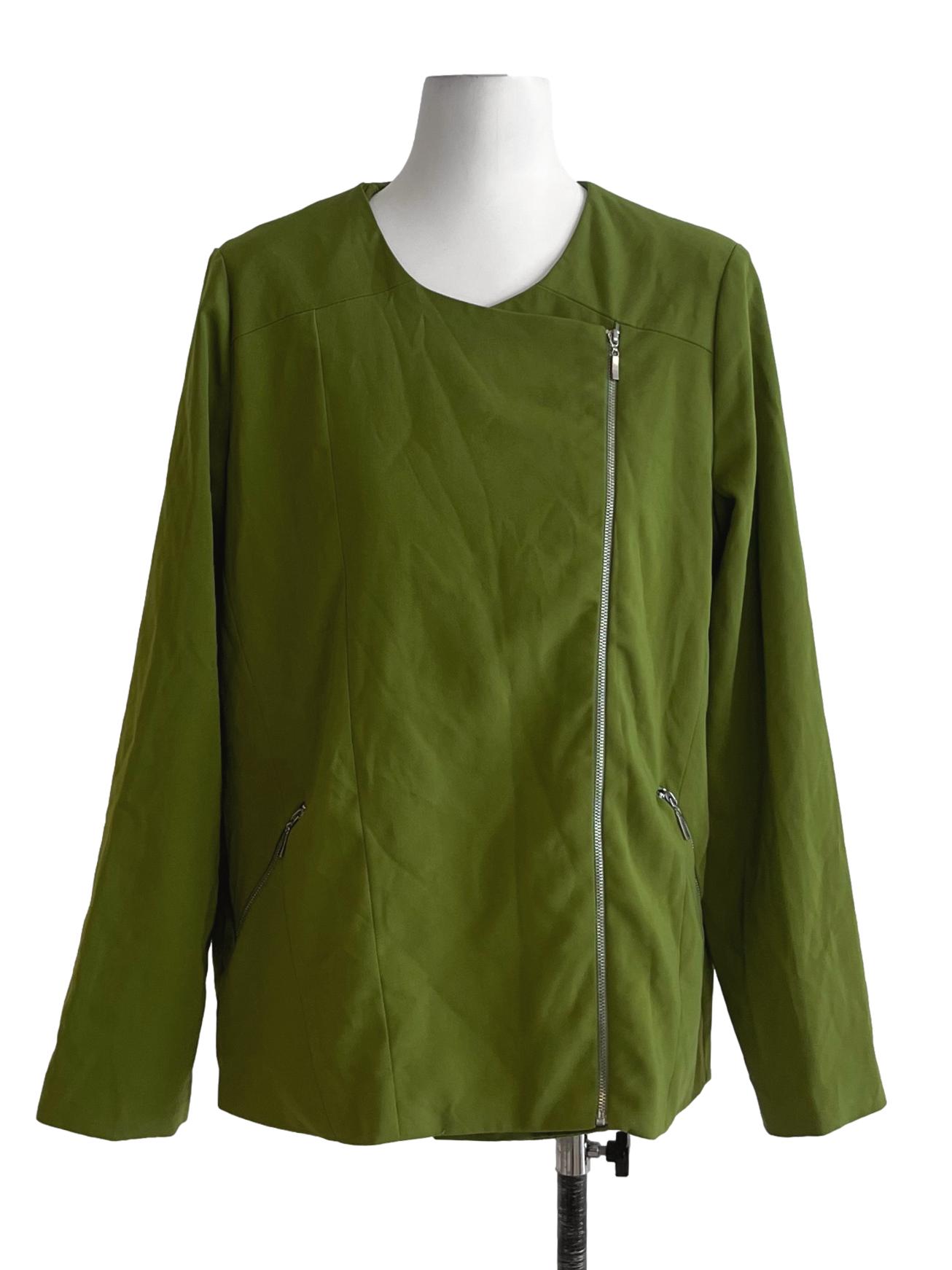 Moss Green Zip-Up Jacket TTR