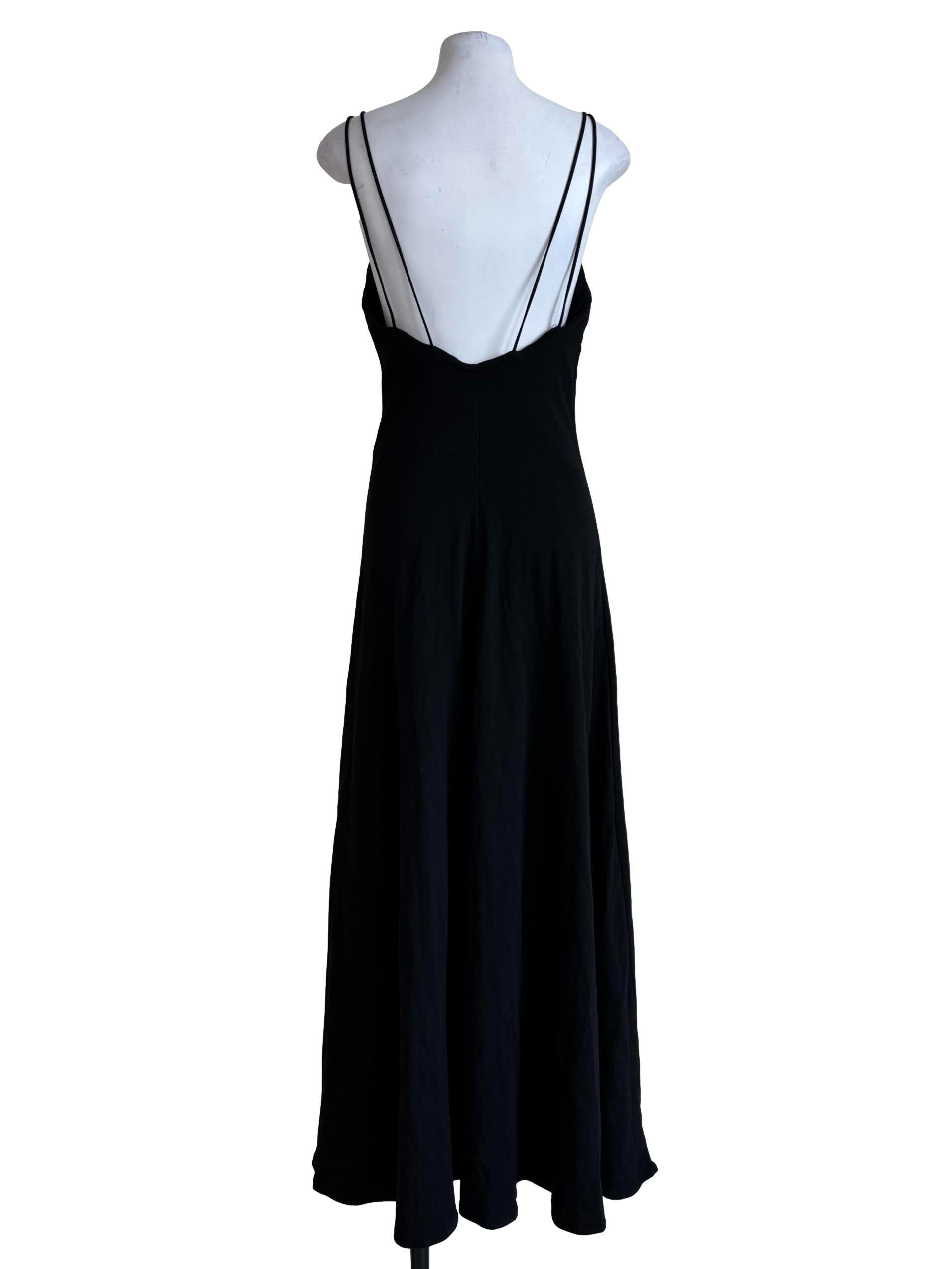 Carbon Black Bare Back Bodycon Dress