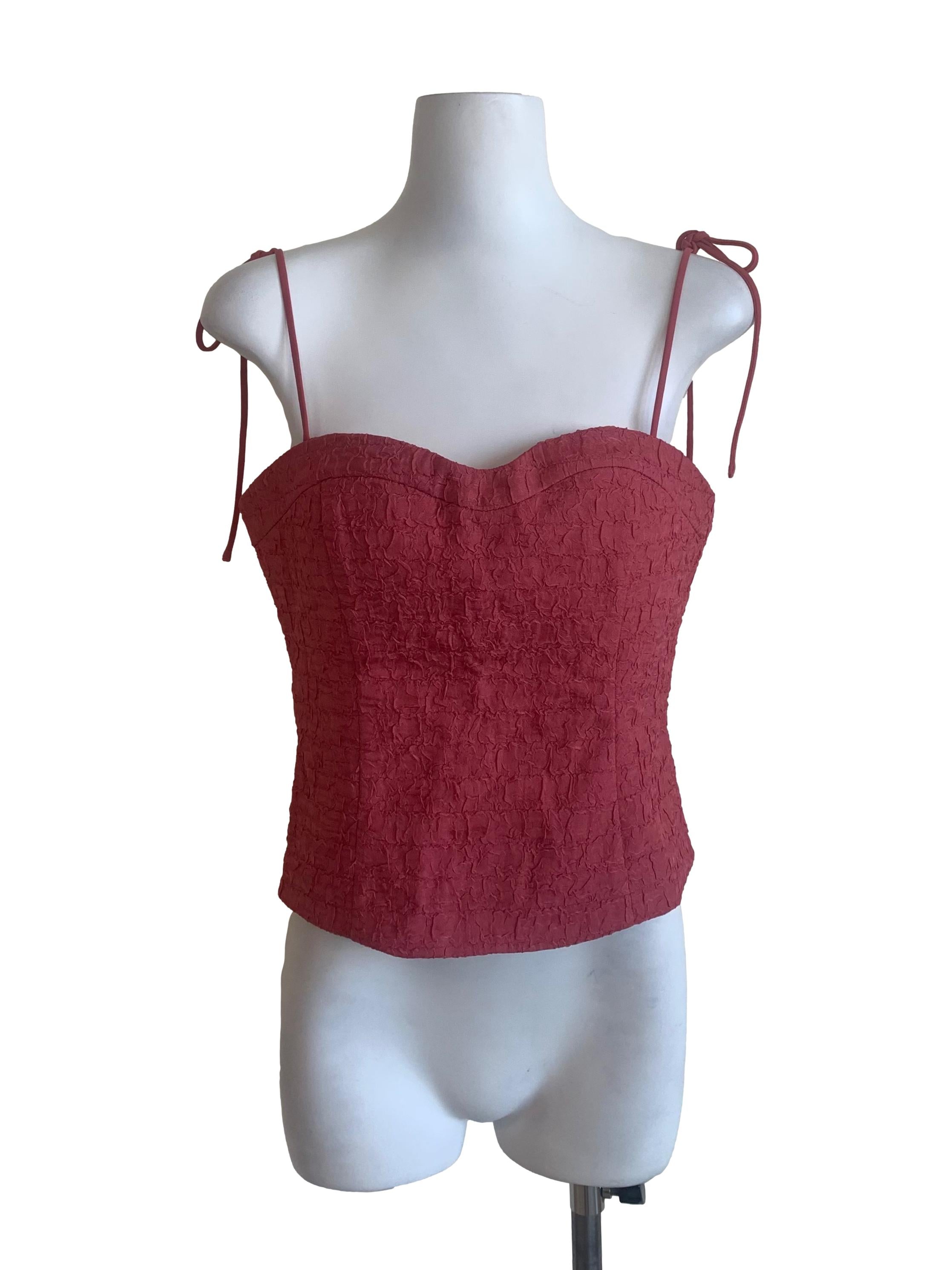 Magenta Purple Corset Top