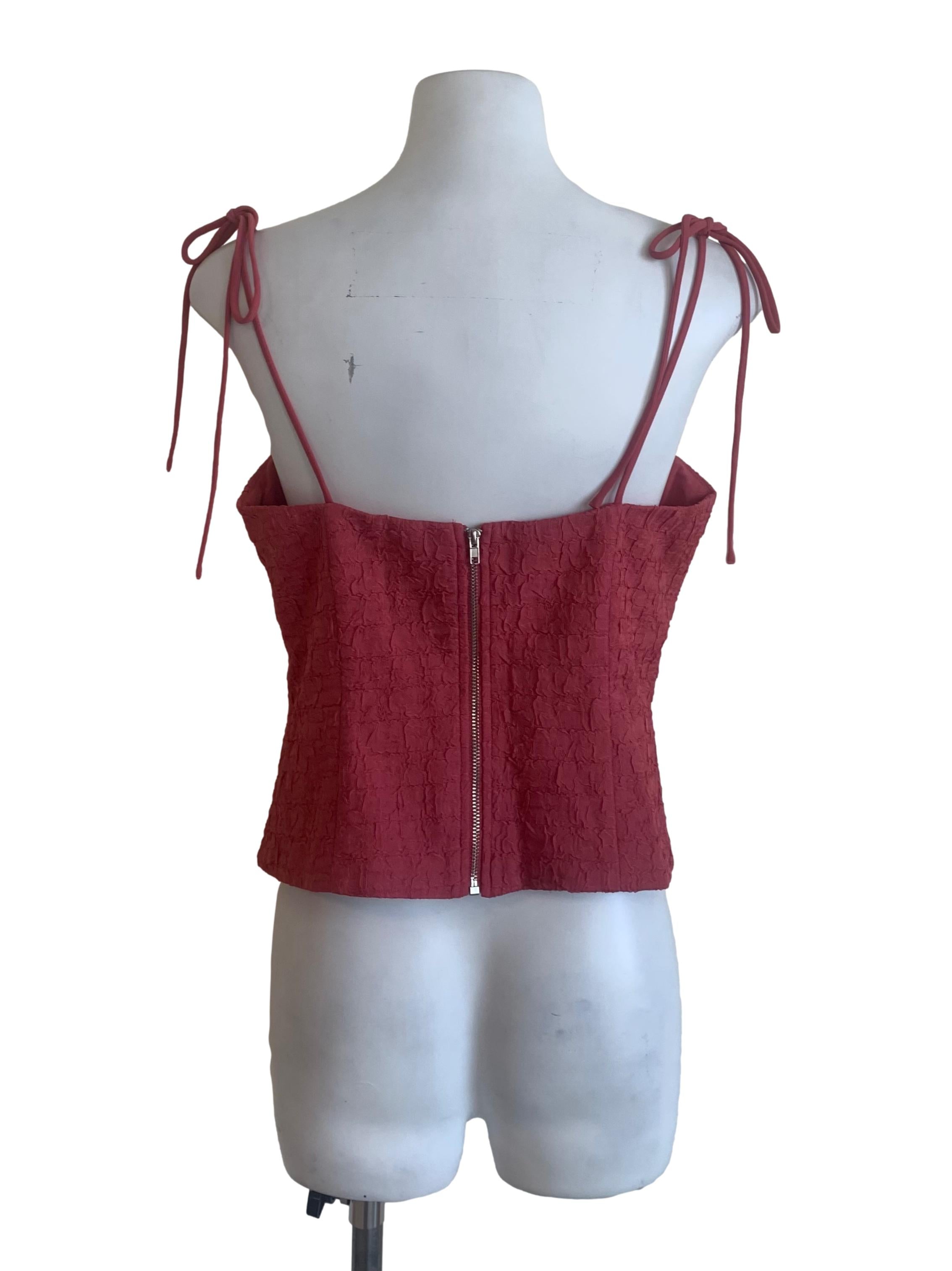 Magenta Purple Corset Top
