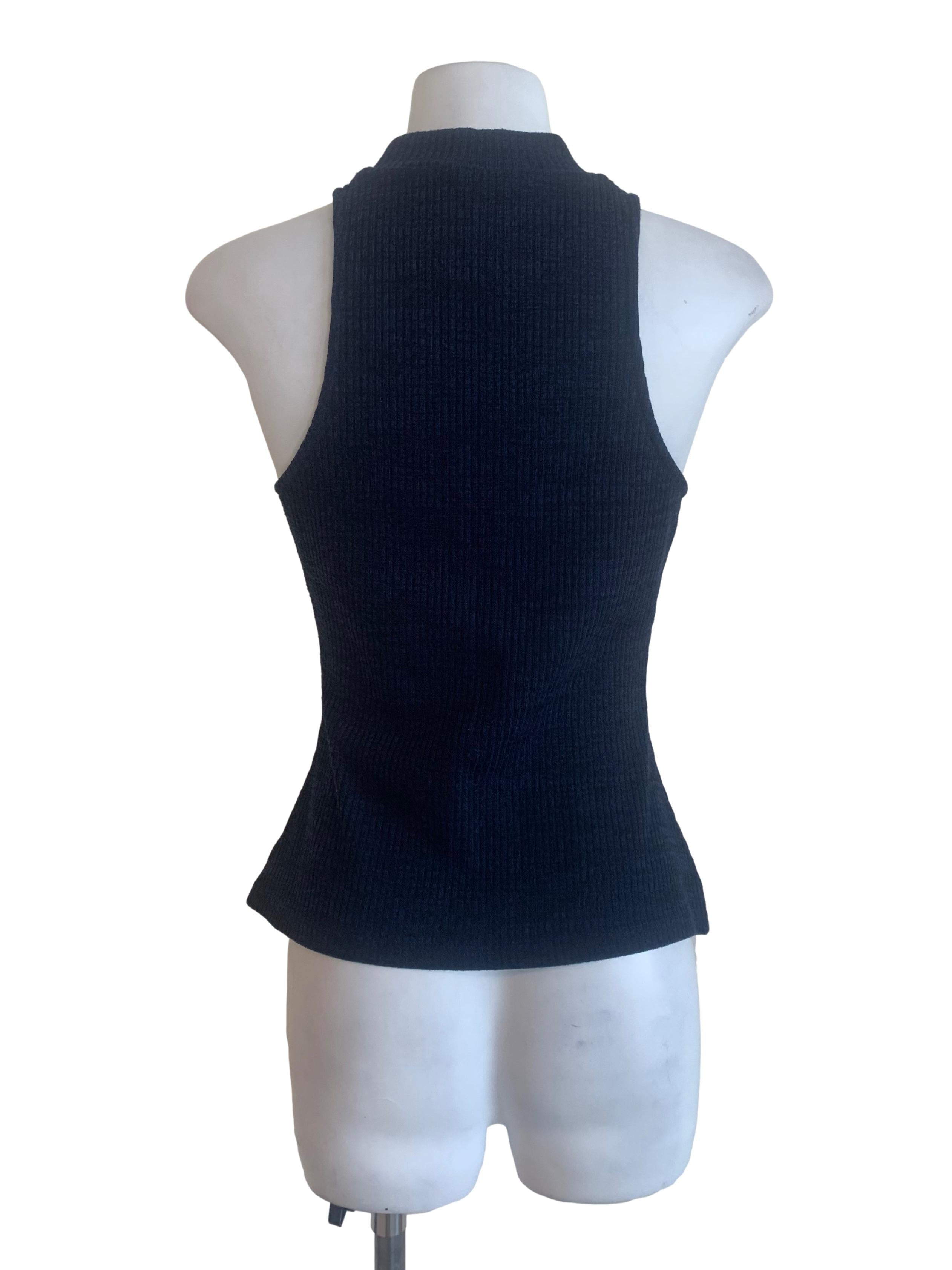 Berry Blue Halter Neck Peplum Top