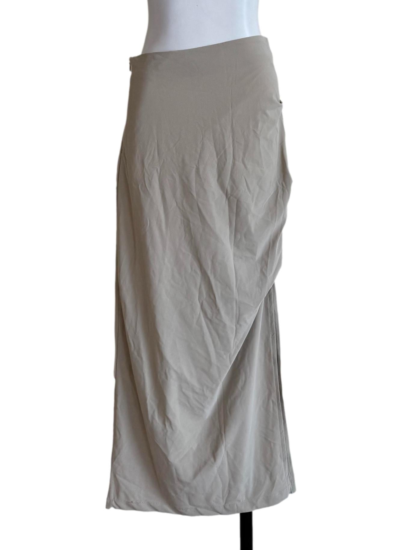 Dusty Beige Pencil Skirt
