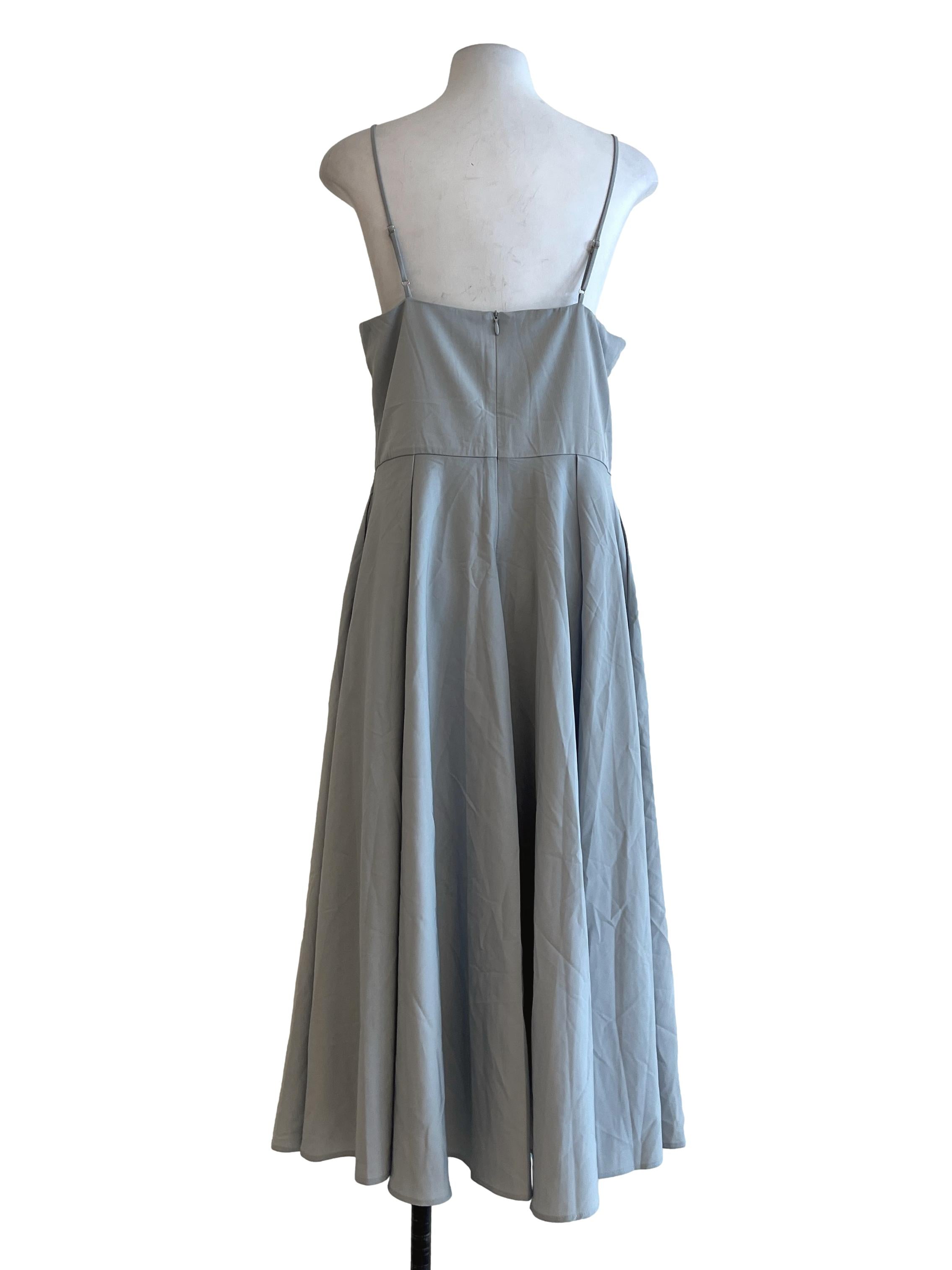 Mint Green Spaghetti Sleeveless Maxi Dress