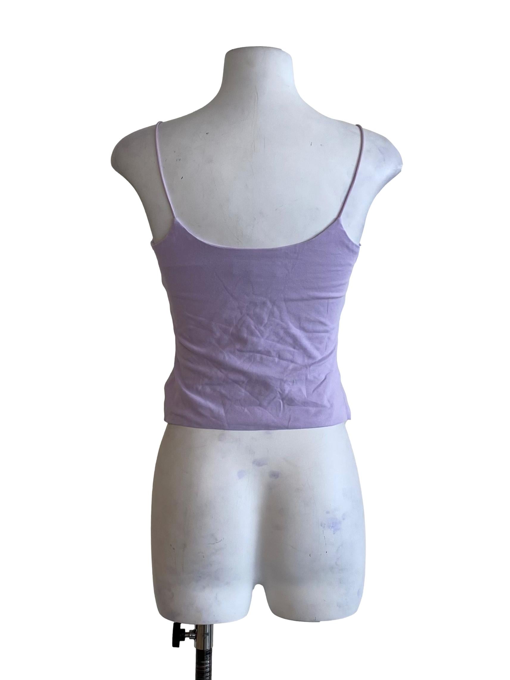 Lilac Purple Sleeveless Top