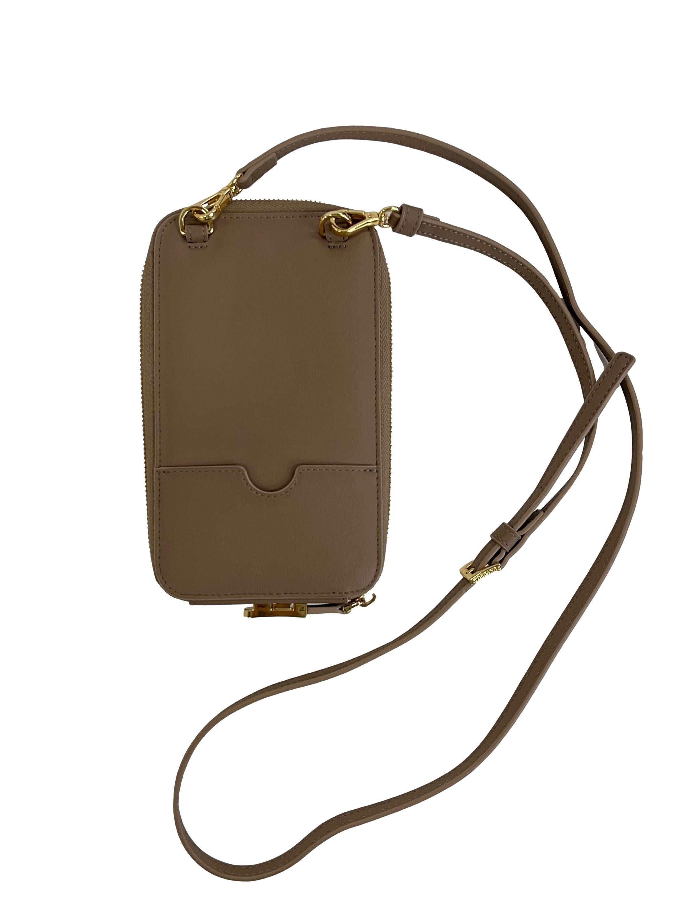 Taupe Iduna Mobile Phone Bag