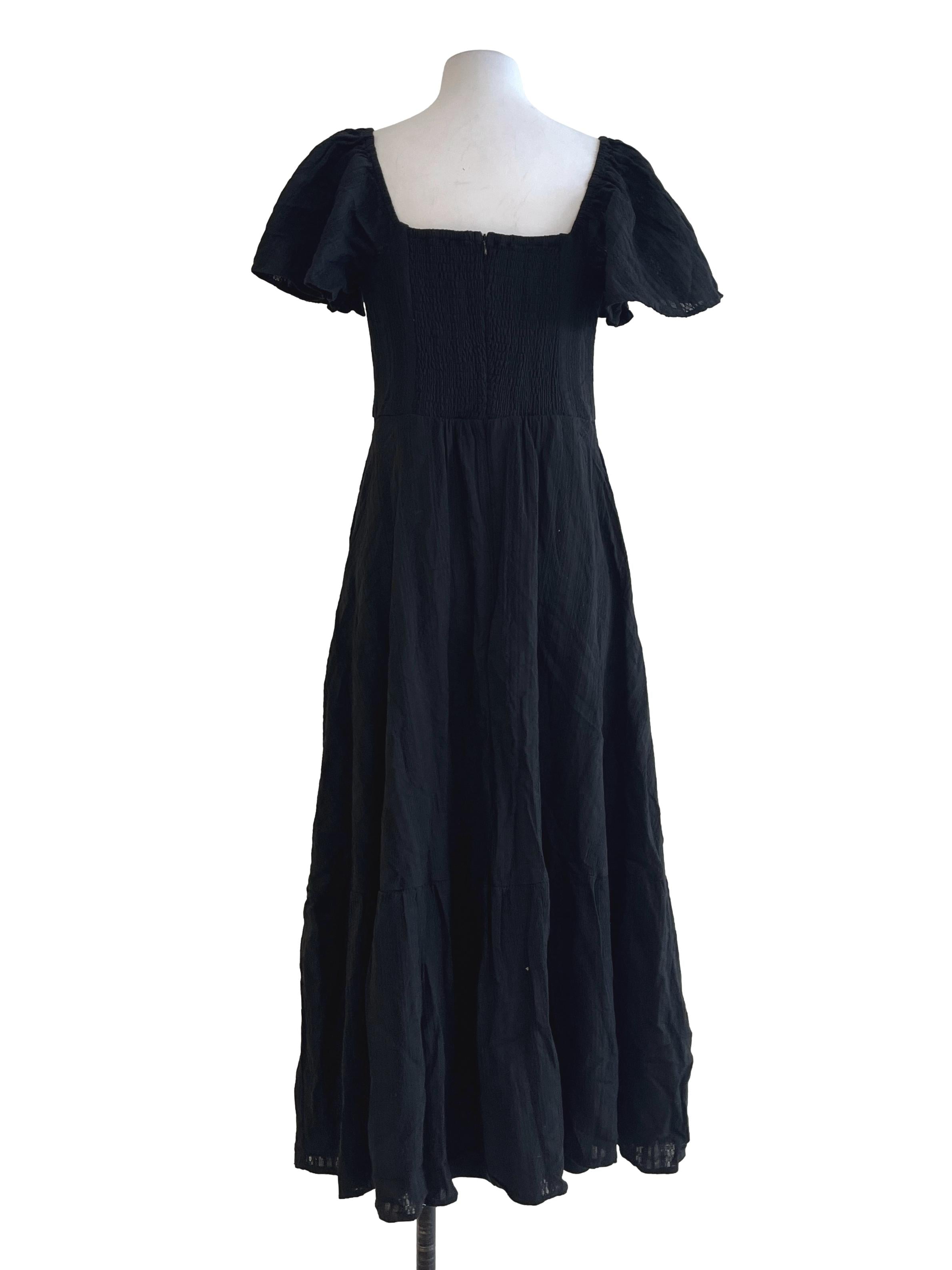 Jet Black Sweetheart Maxi Dress