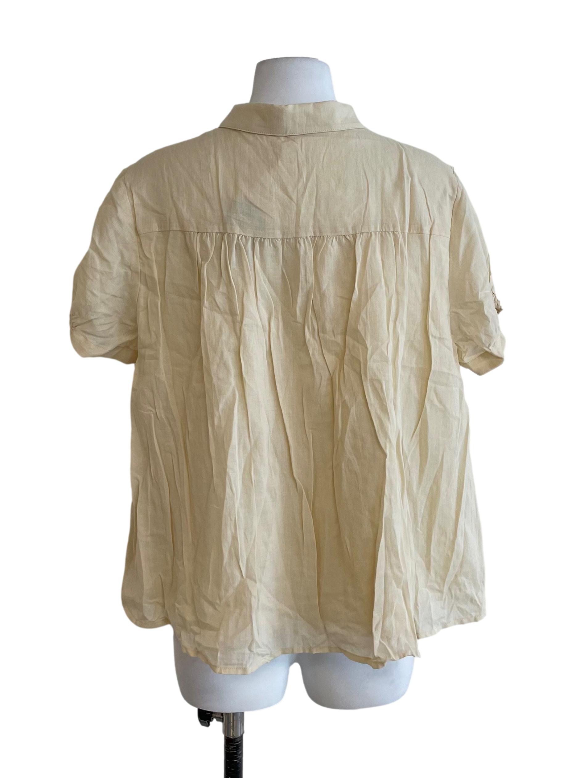 Beige Relaxed Shirt OSN