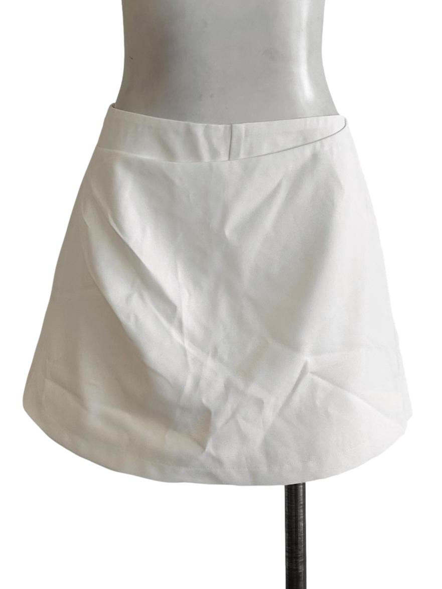 Ivory White Tulip Skort