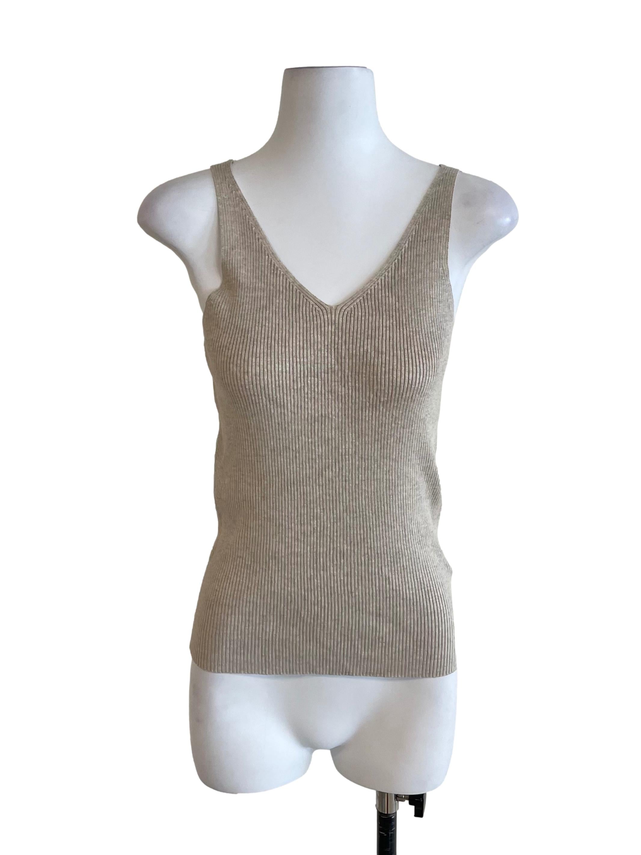 V-Neck Knit Top OSN