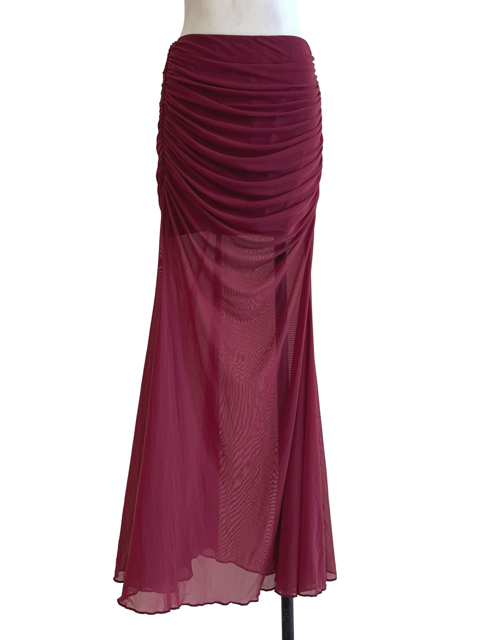 Apple Red Mermaid Skirt