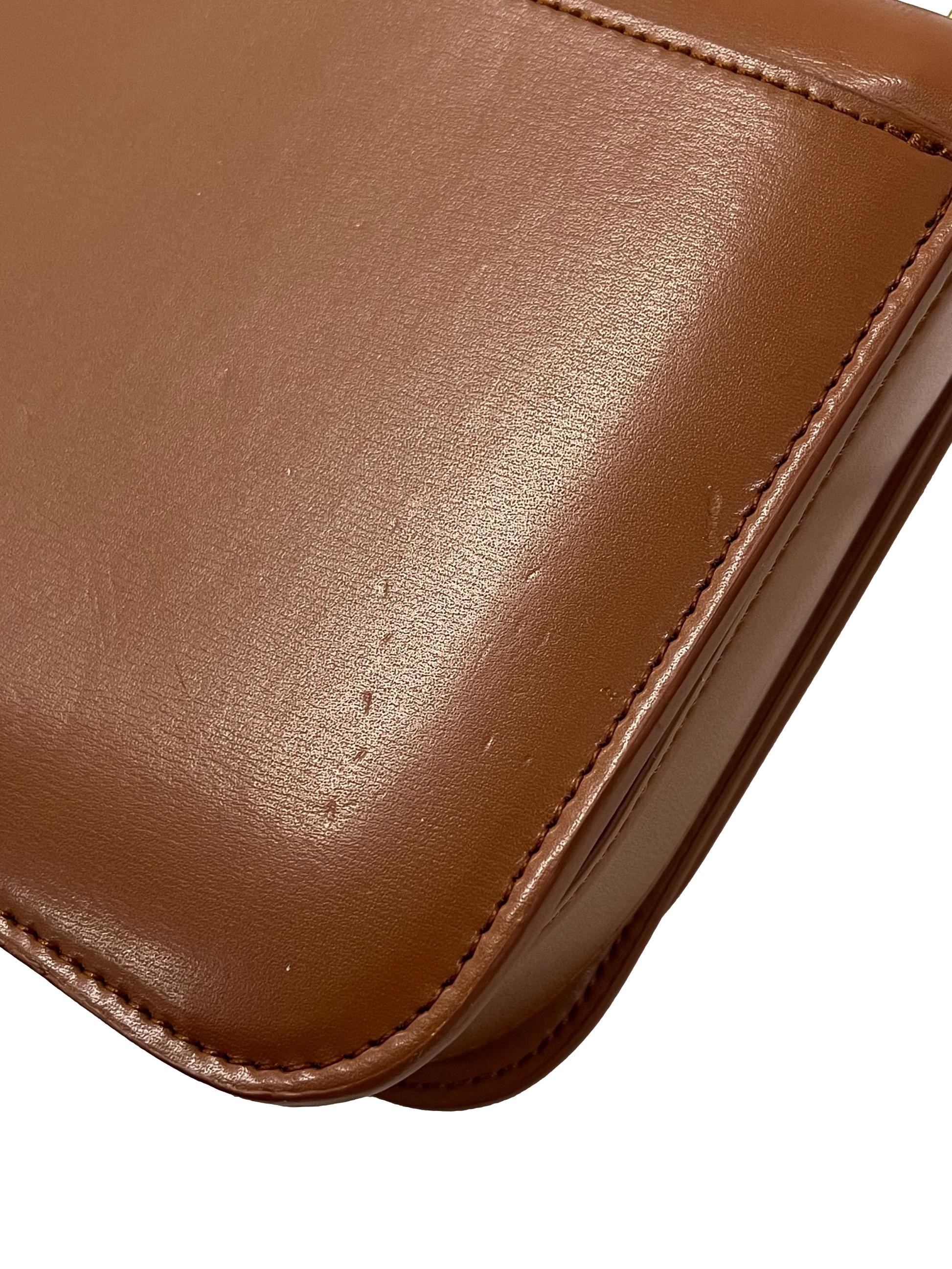 Brown Goya Anagram Crossbody Bag