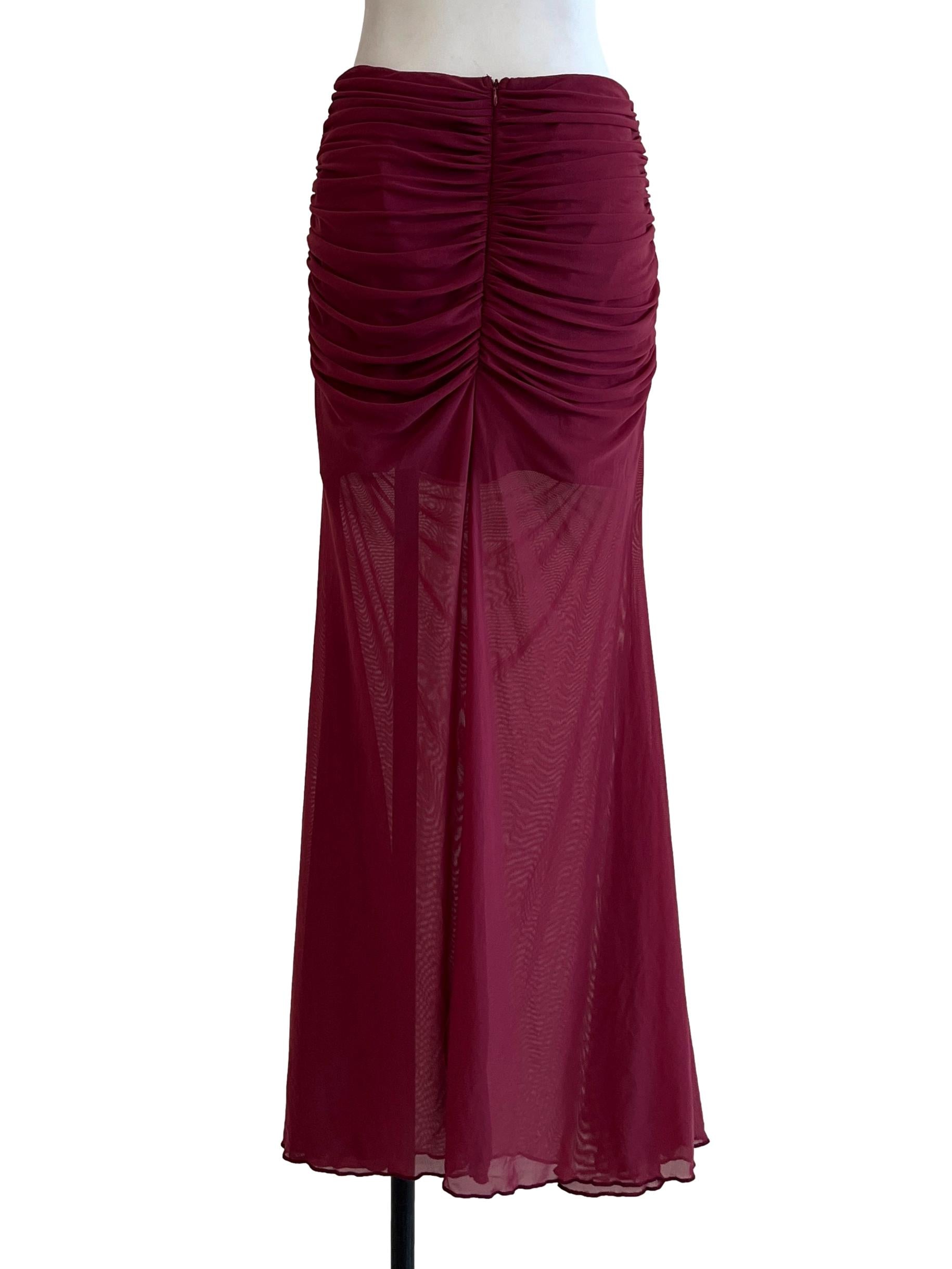 Apple Red Mermaid Skirt