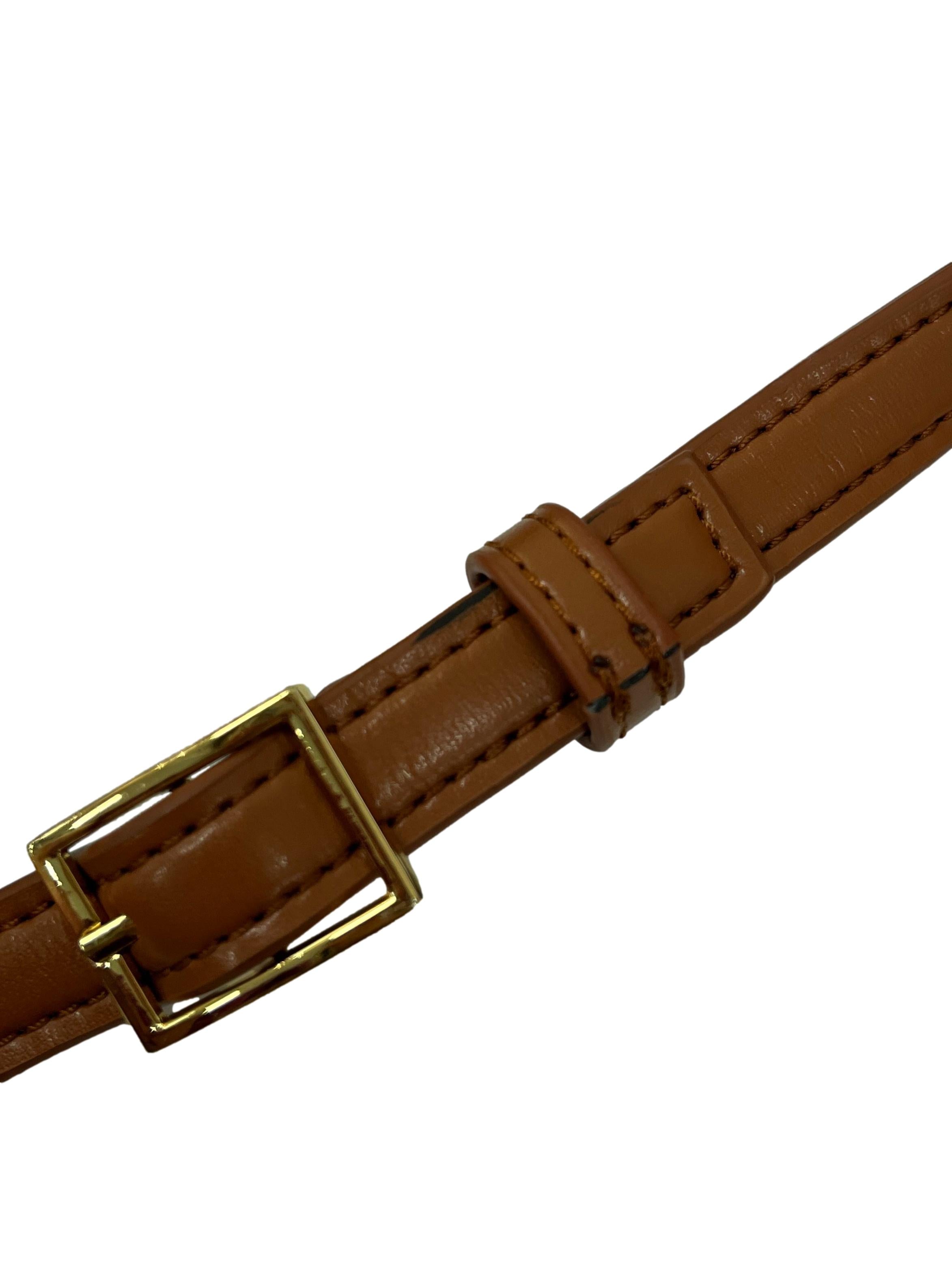 Brown Goya Anagram Crossbody Bag