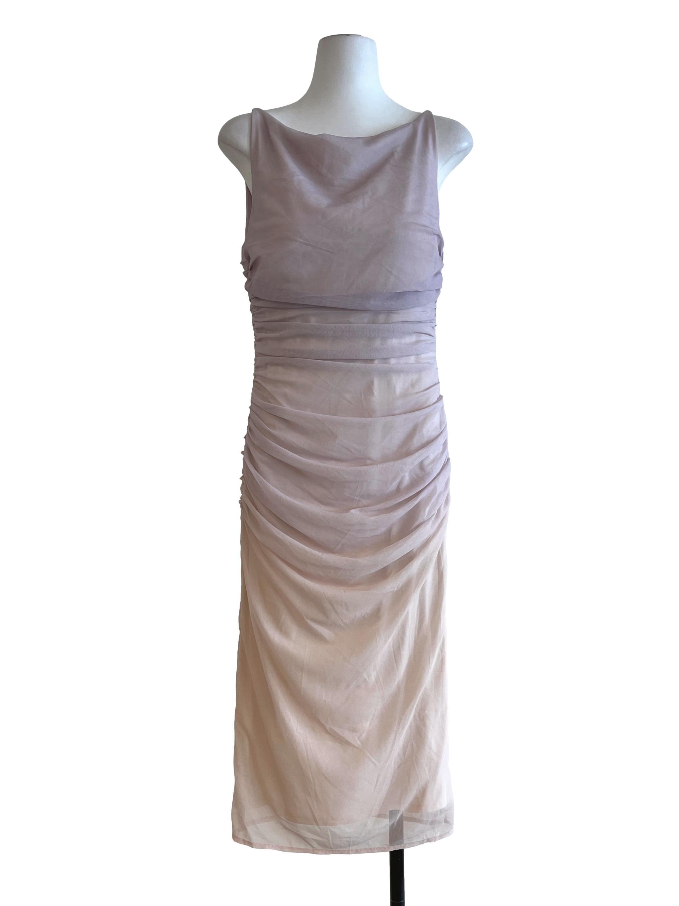 Lavender Purple Bodycon Sleeveless Dress