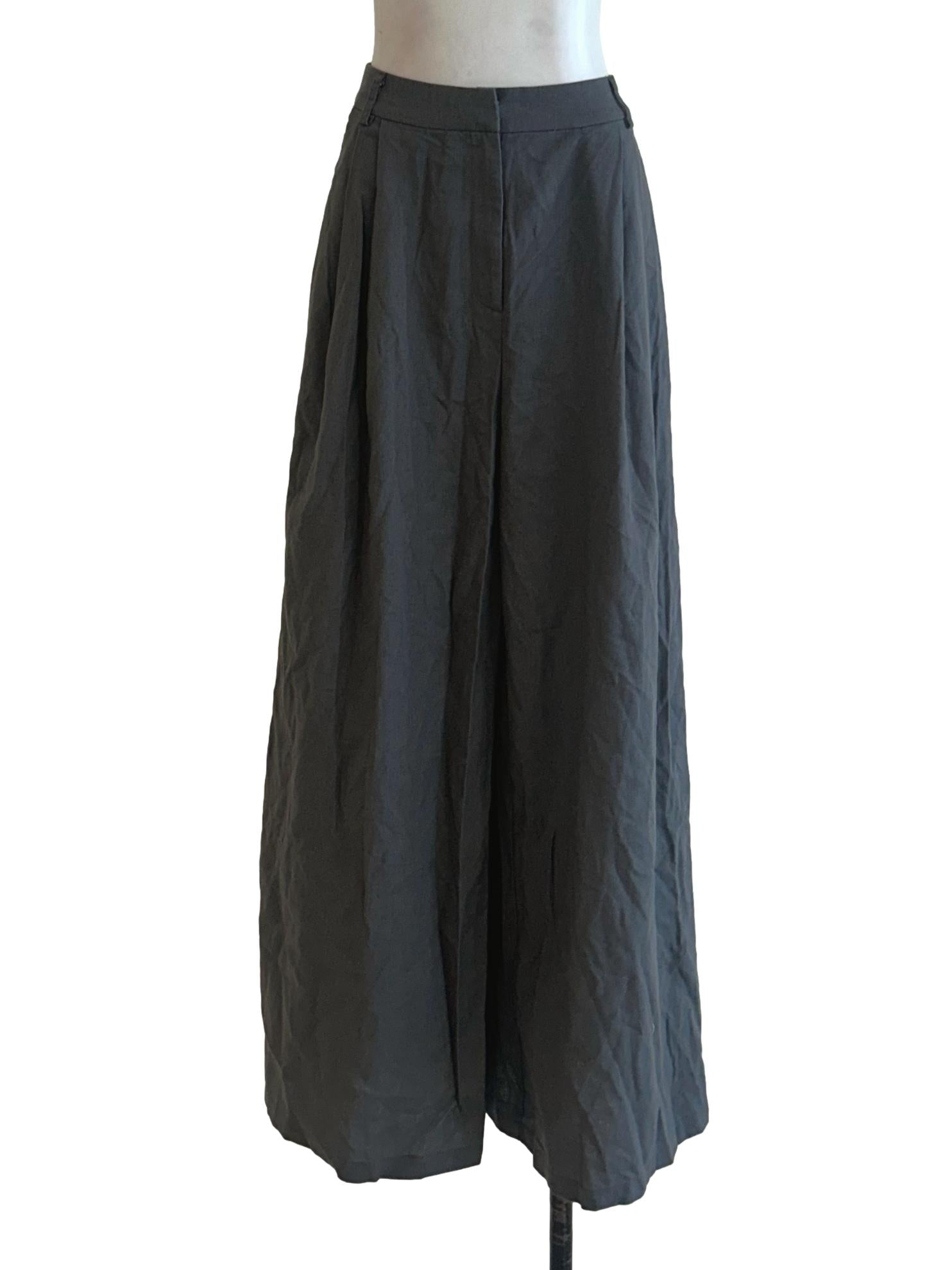 Ash Grey Wide Leg Pants TTR