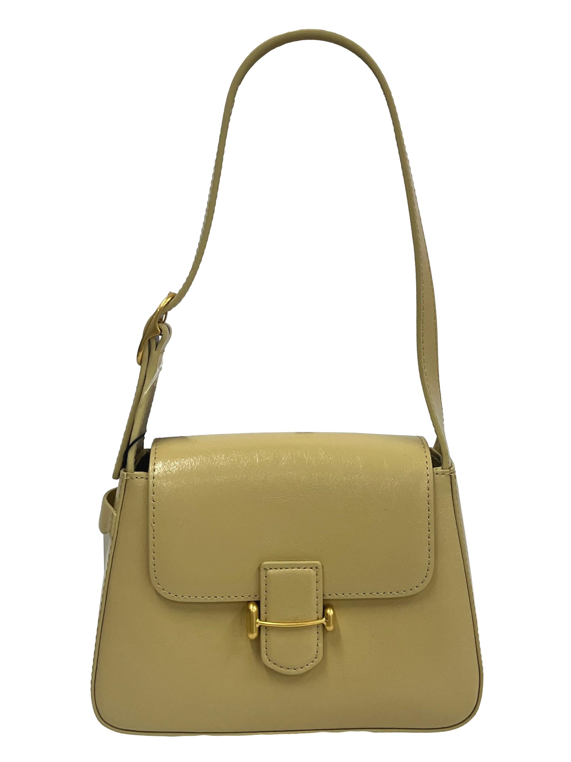 Beige Leather Betty Small Bag CSN