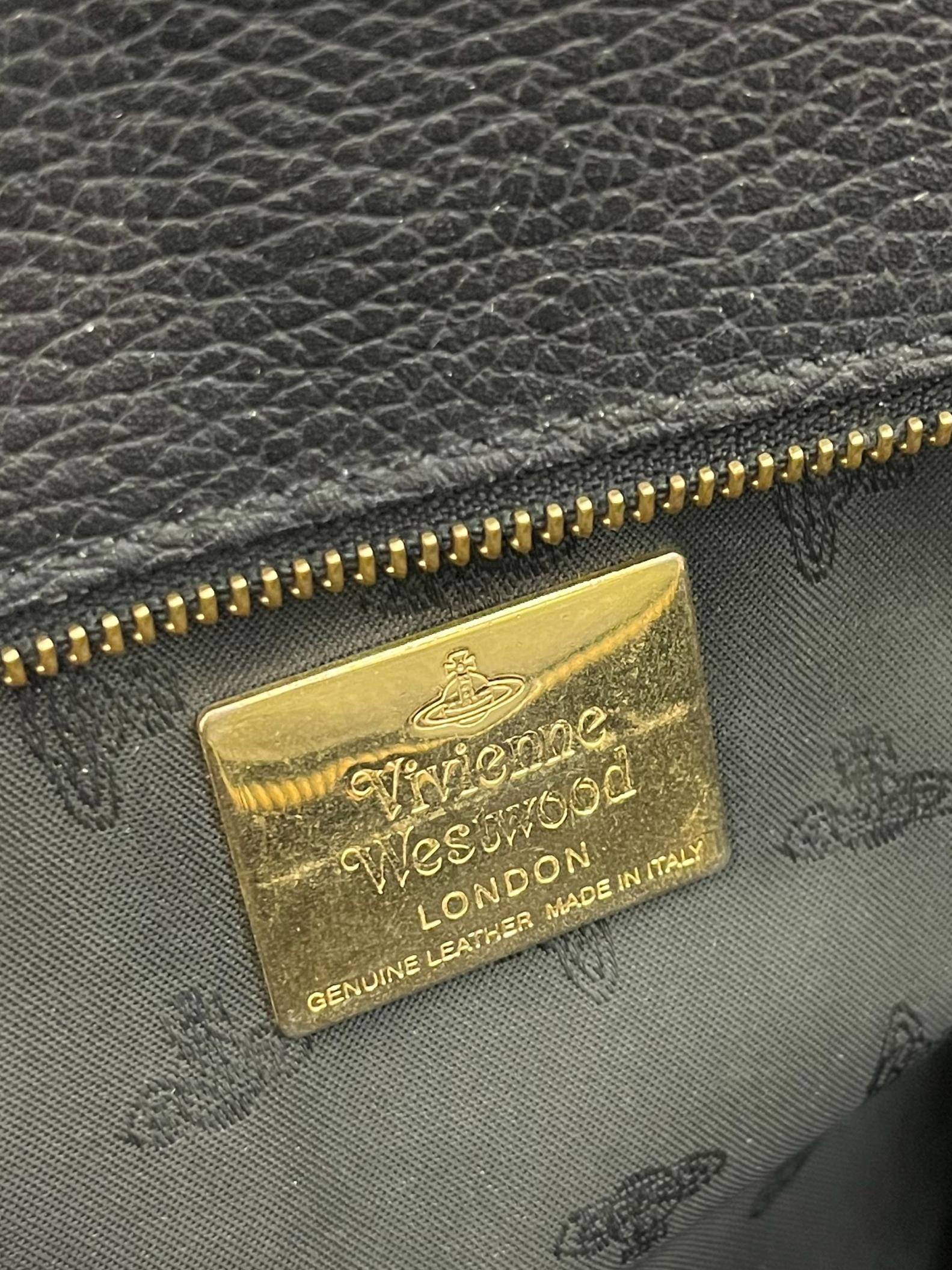 Black Leather Handle Handbag