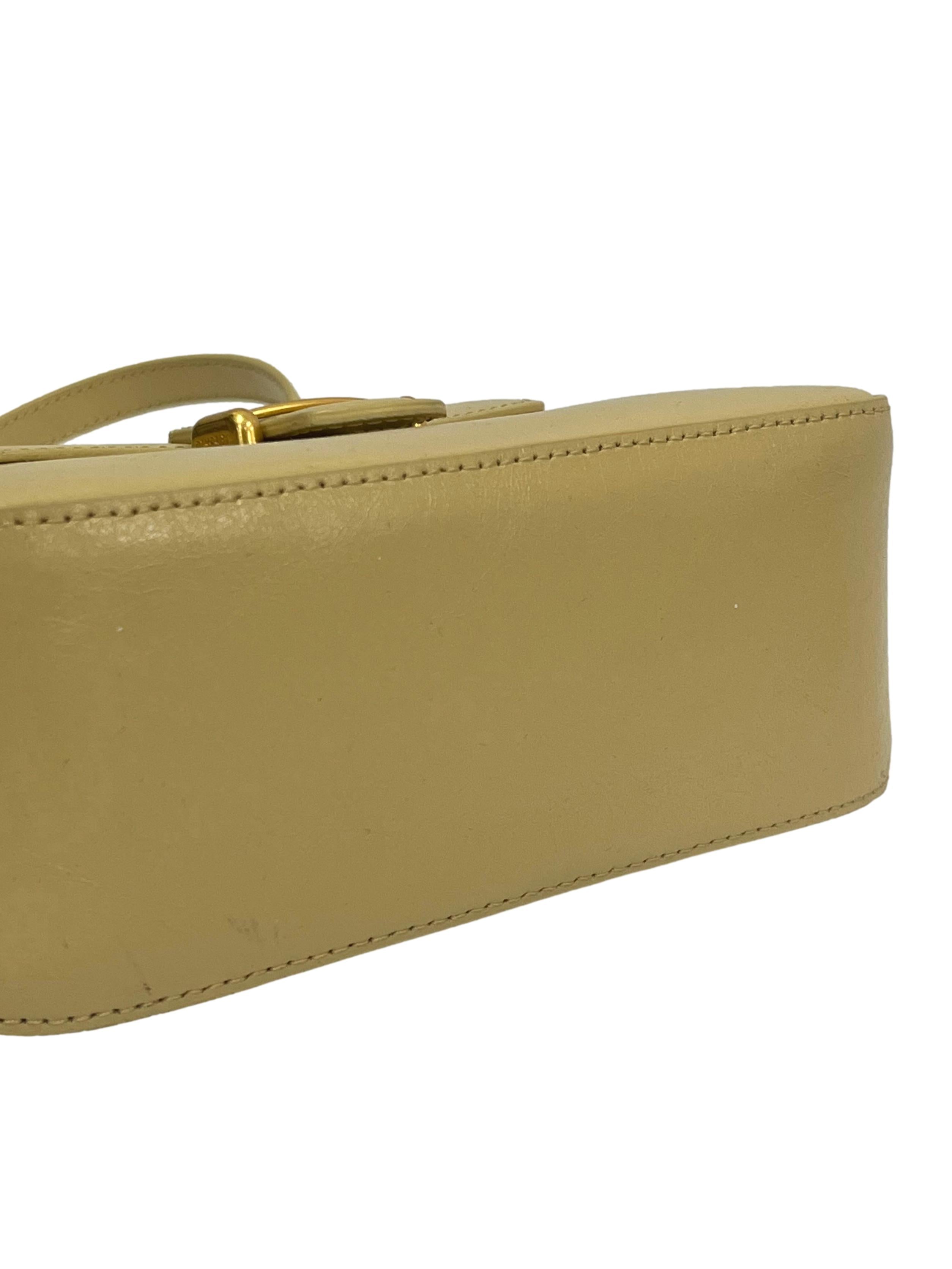 Beige Leather Betty Small Bag CSN