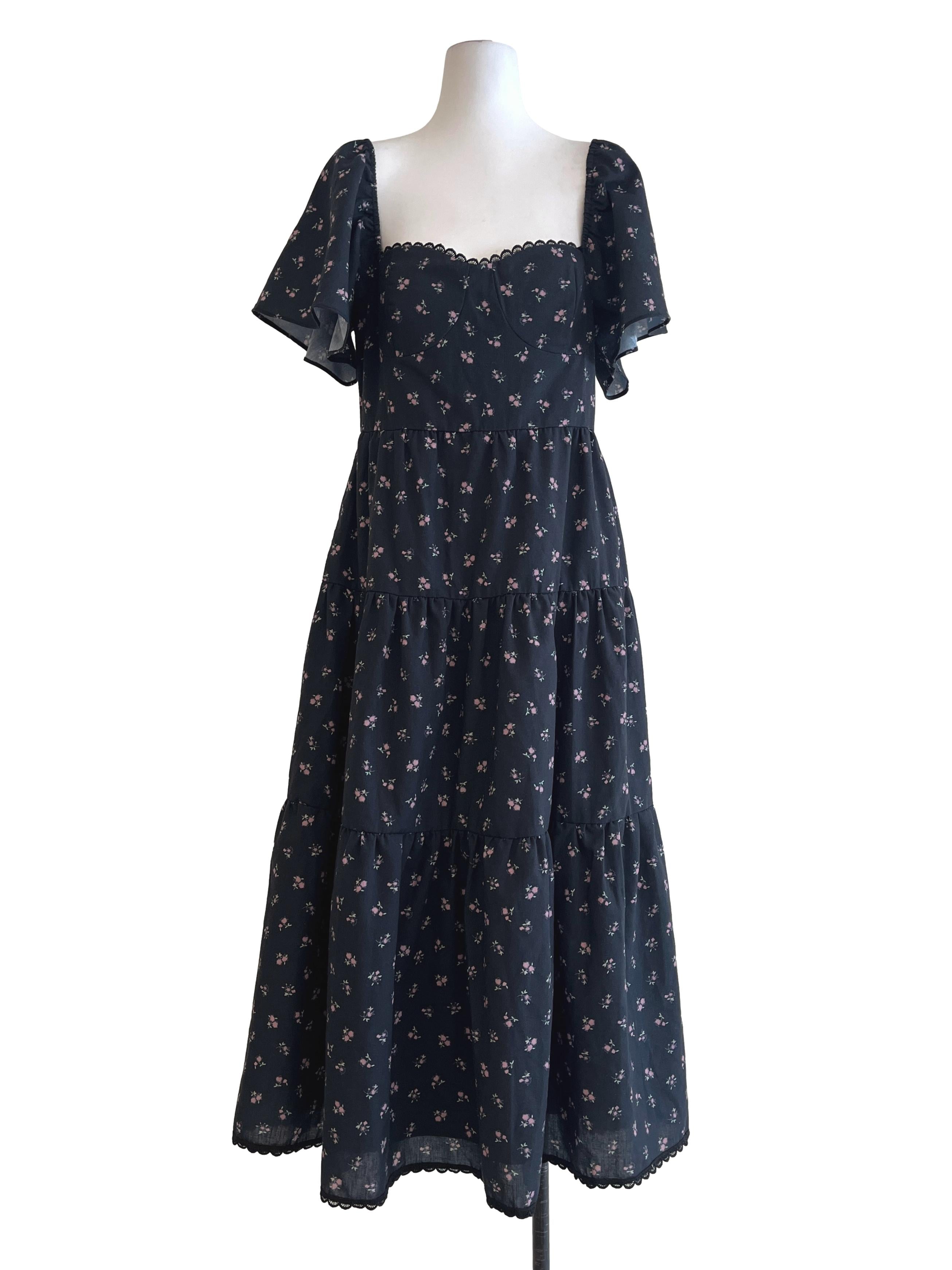 Peacock Blue Sweetheart Maxi Dress