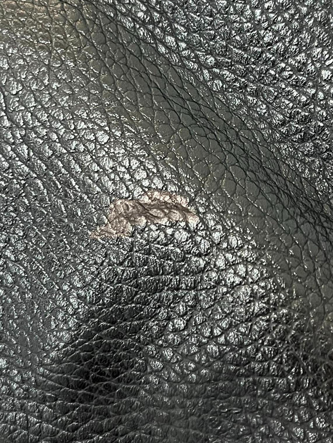 Black Leather Handle Handbag