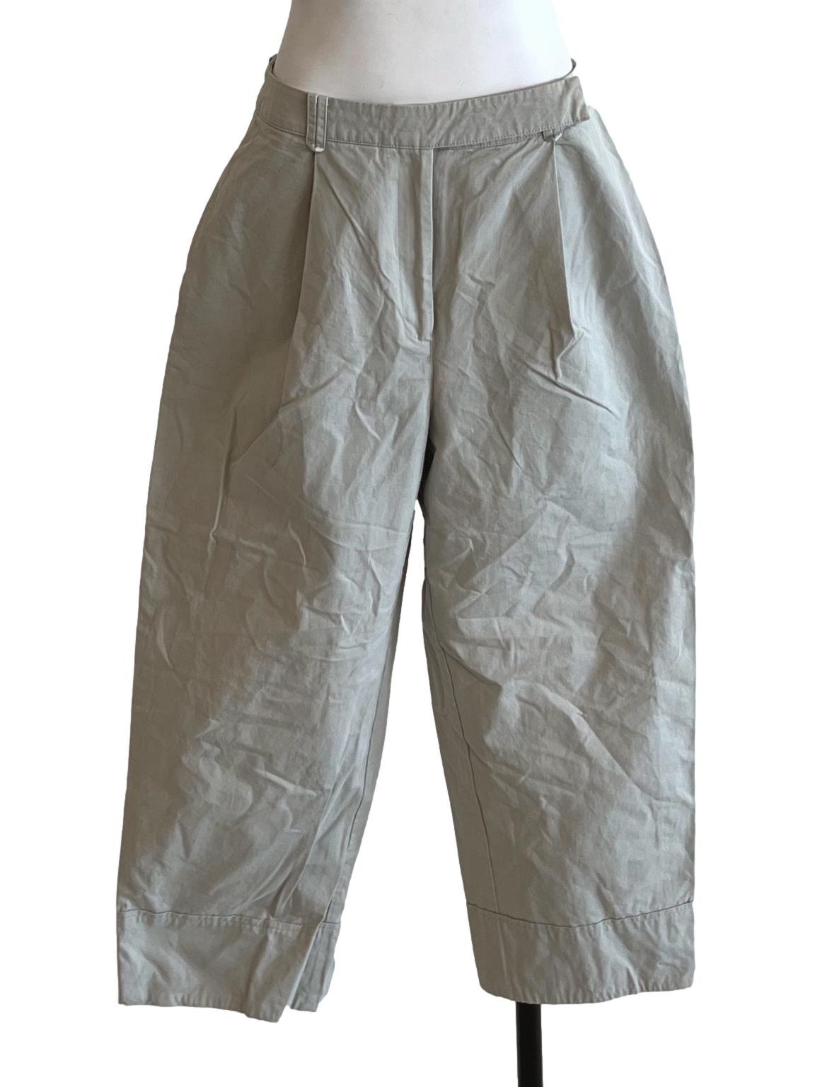 Pistachio Green High-Waisted Formal Pants LB
