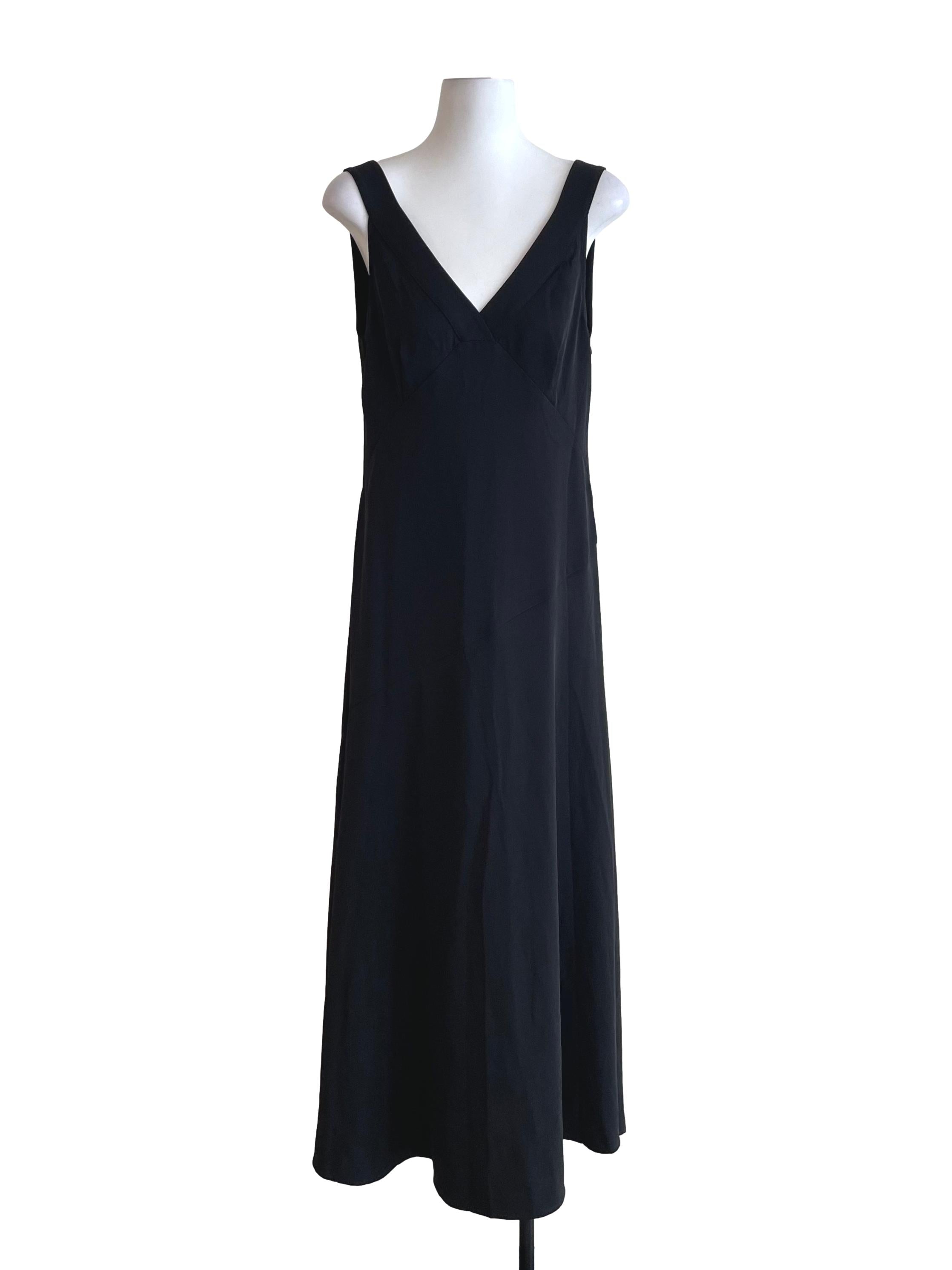 V-Neck Asymmetrical Drape Dress