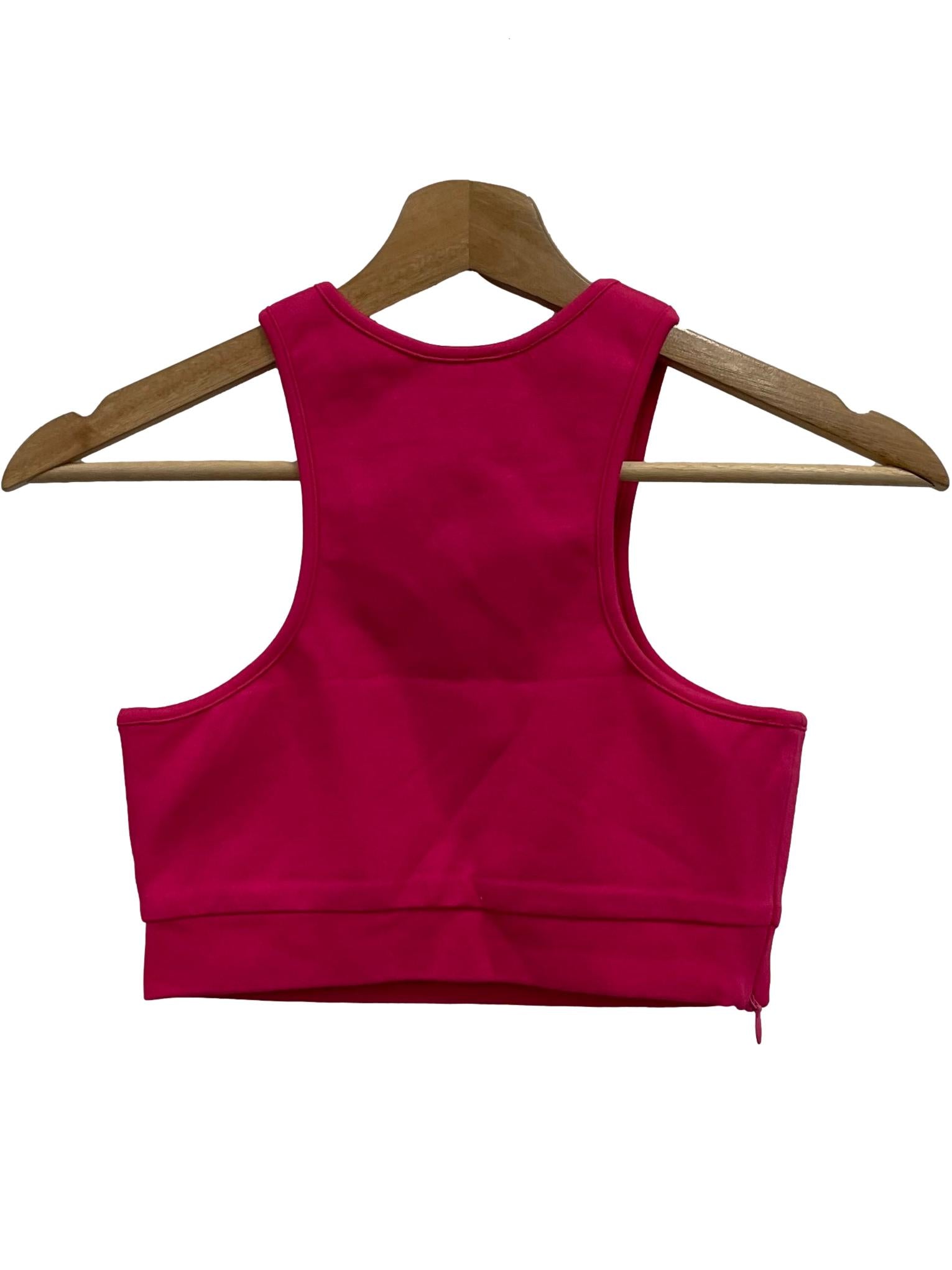 Young Hungry Free Hot Pink Roundneck Sleeveless Tank Top