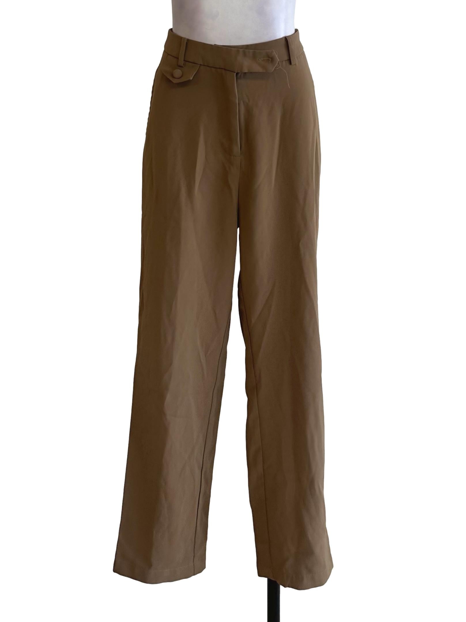 Latte Brown Formal Pants