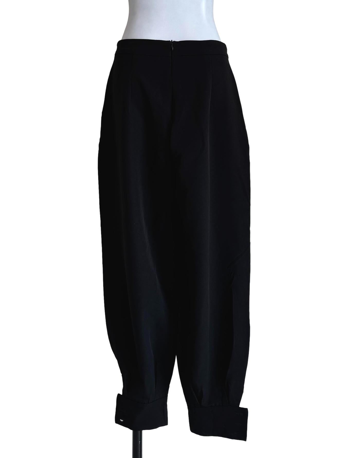 Panther Black Cuff Pants