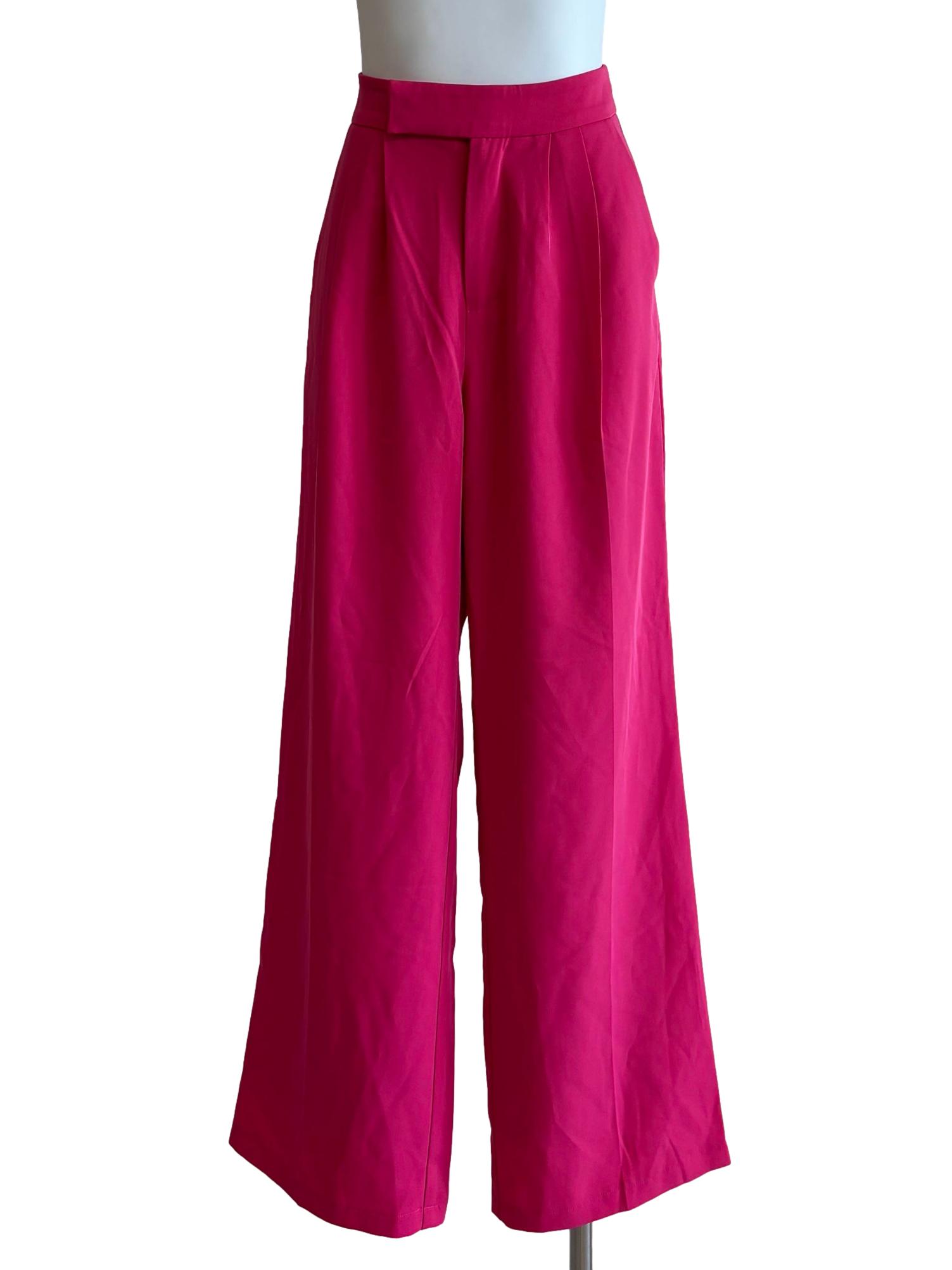 Barbie Pink Wide Leg Relaxed Pants