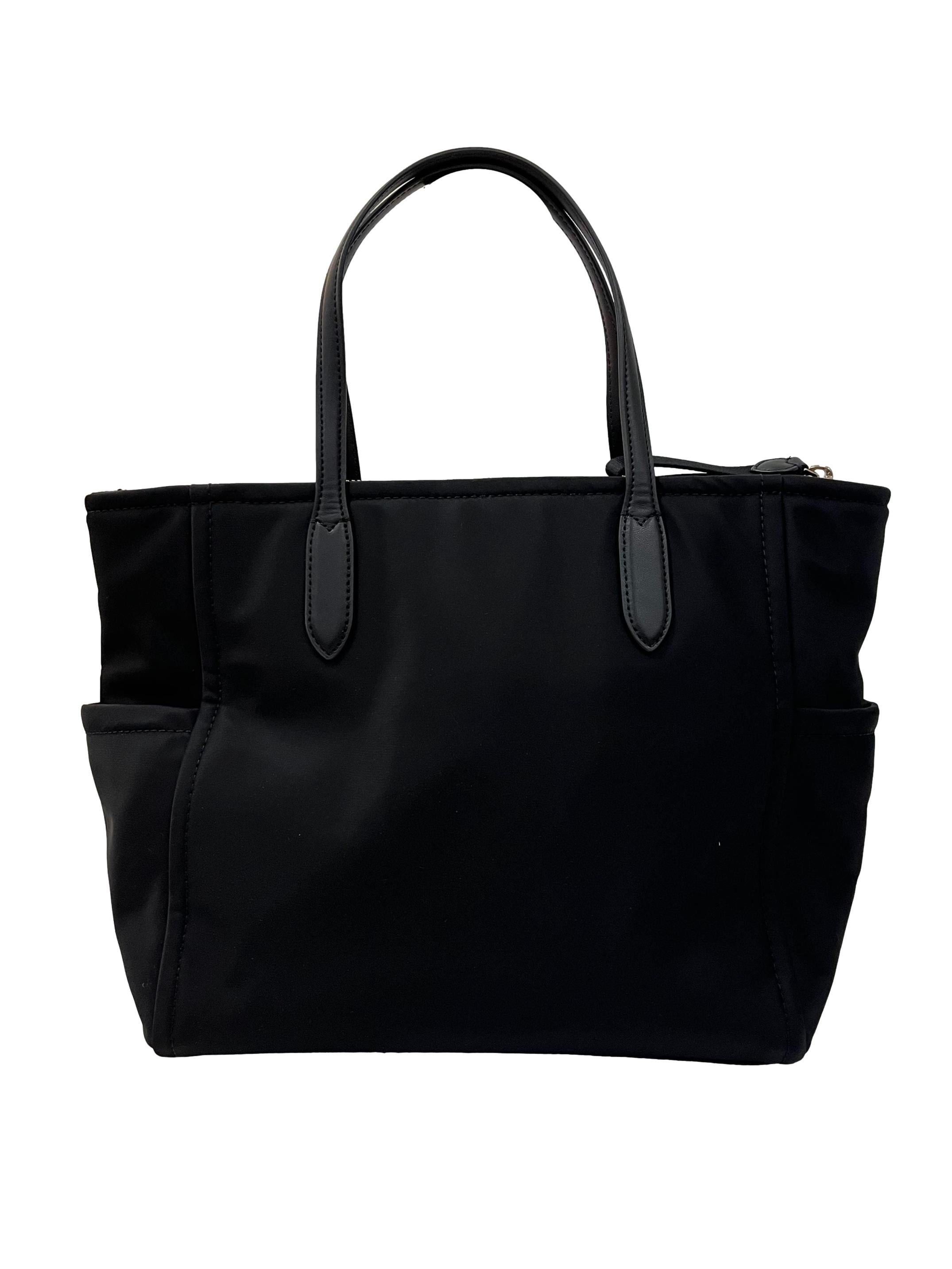 Black Nylon Chelsea Medium Tote Bag CSN