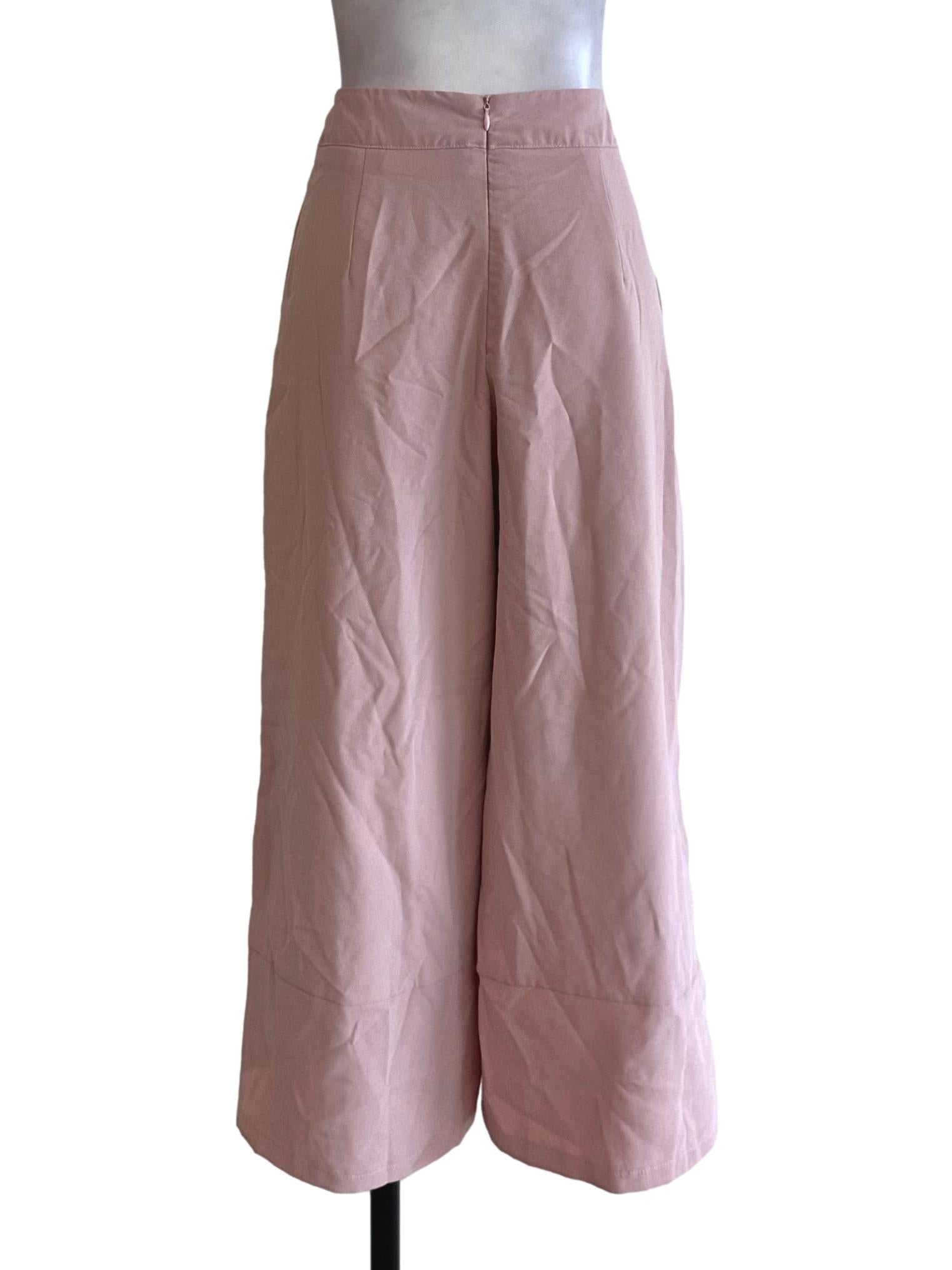 Dusty Pink Flare Palazzo YHF