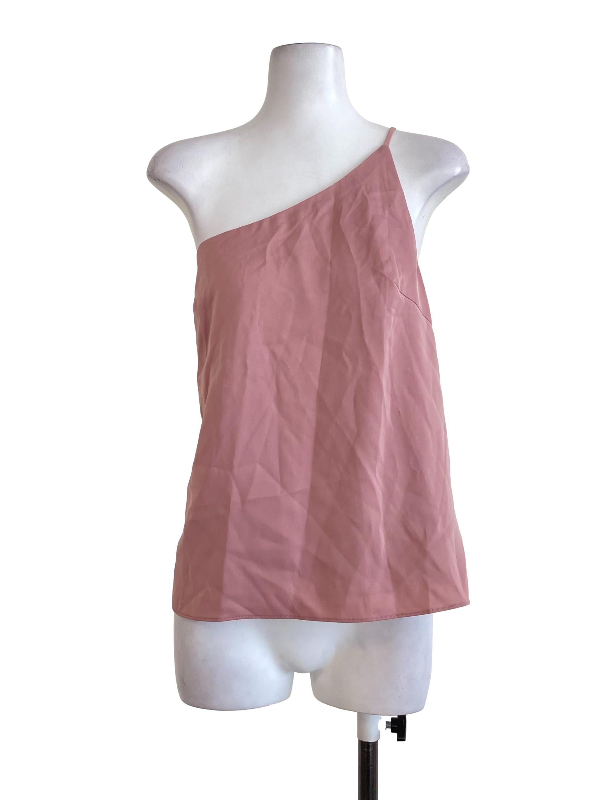 Nude Pink Asymmetric Top