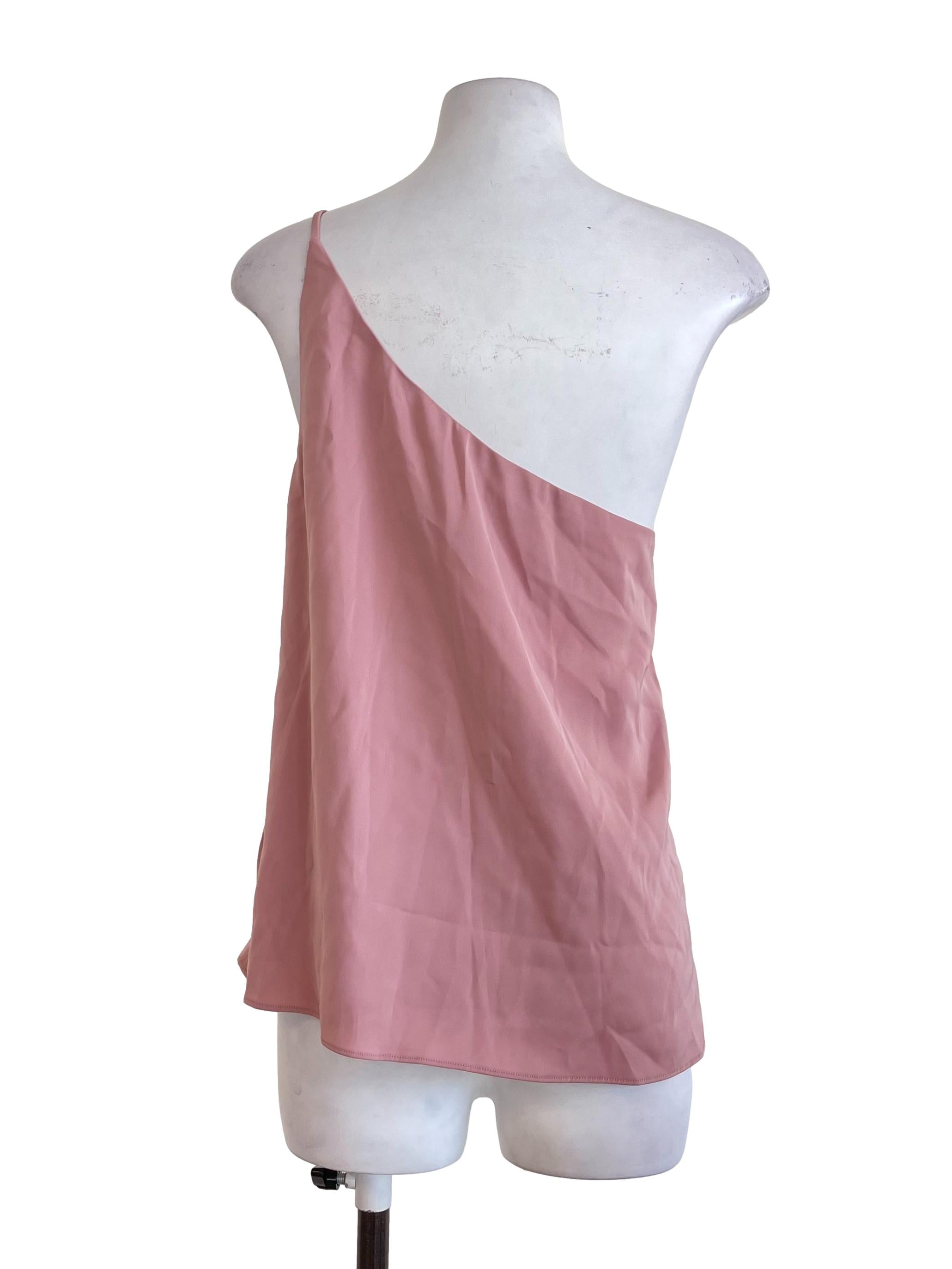 Nude Pink Asymmetric Top