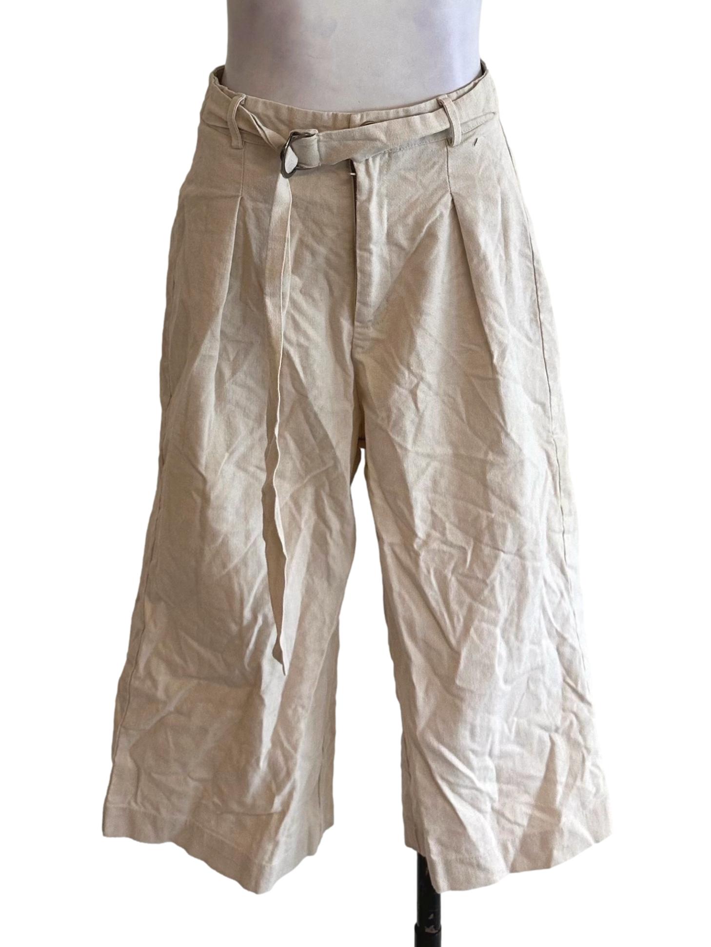 Sand Beige Strap Culottes