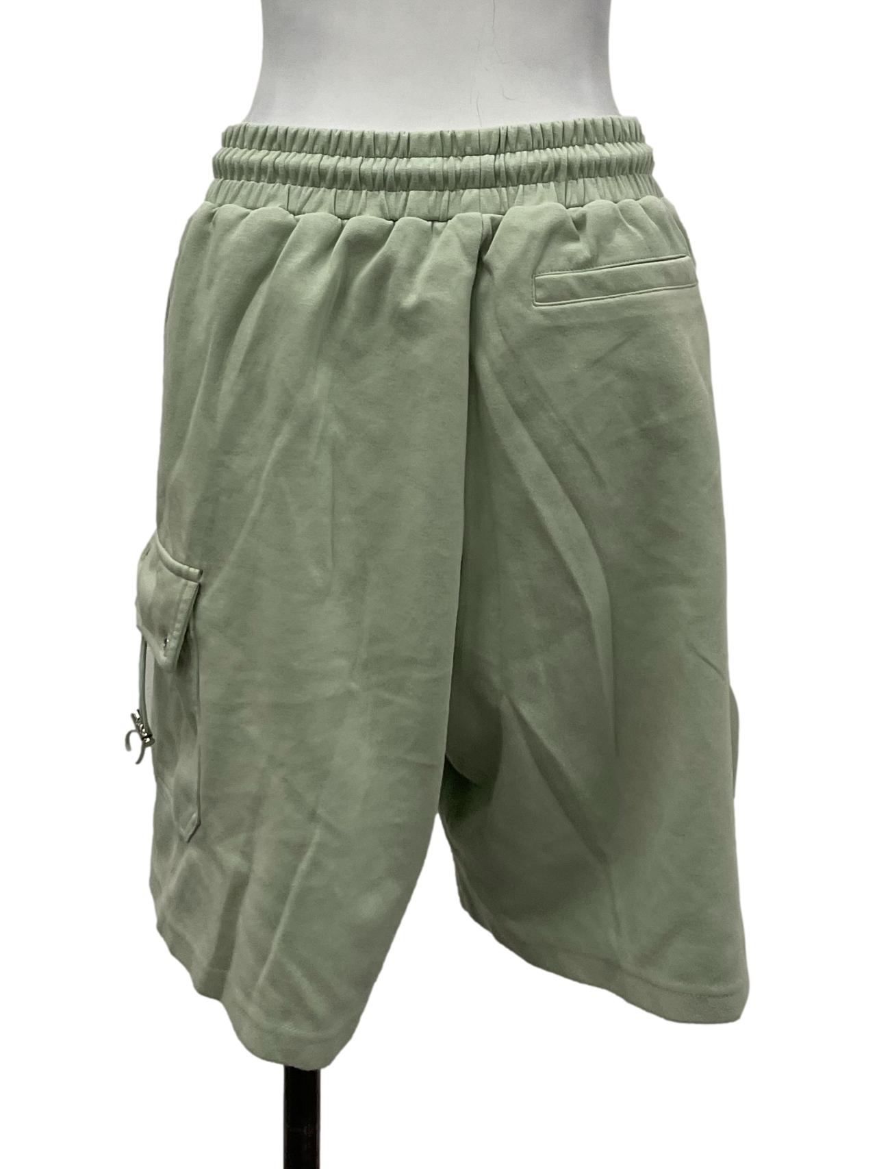 Light Green Stretch Band Shorts